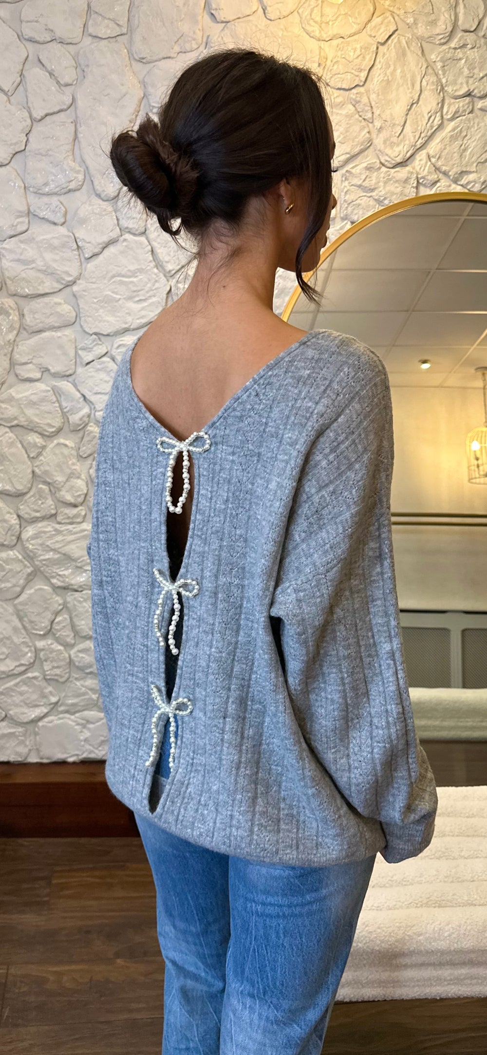 Jasmine Grey Knit