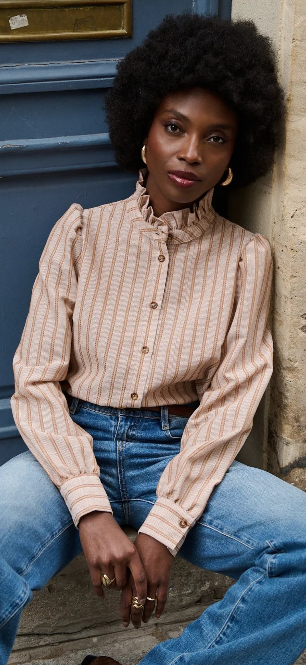 Cord Blouse