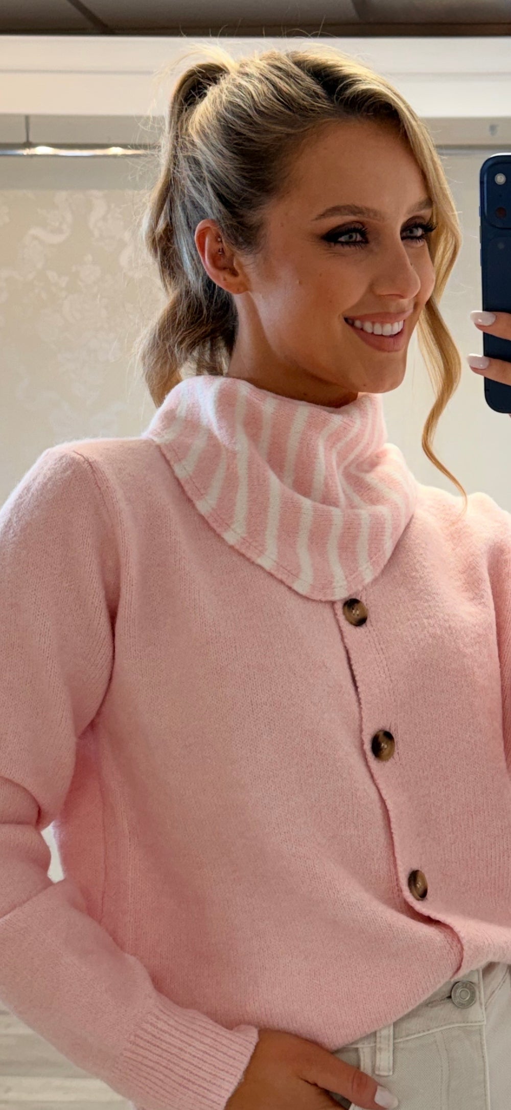 Pink Scarf Knit