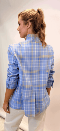 Blue Check Blazer