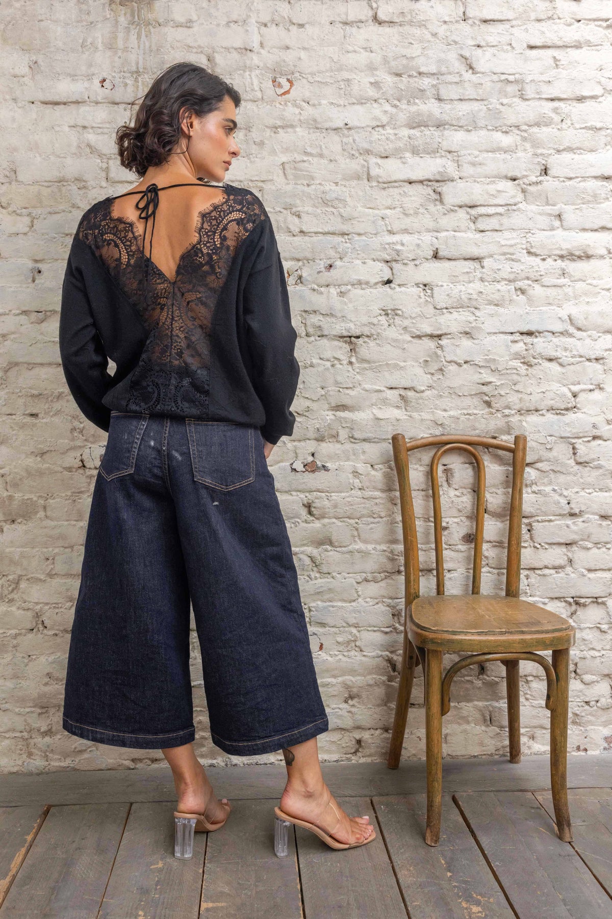 Lace Back Knit