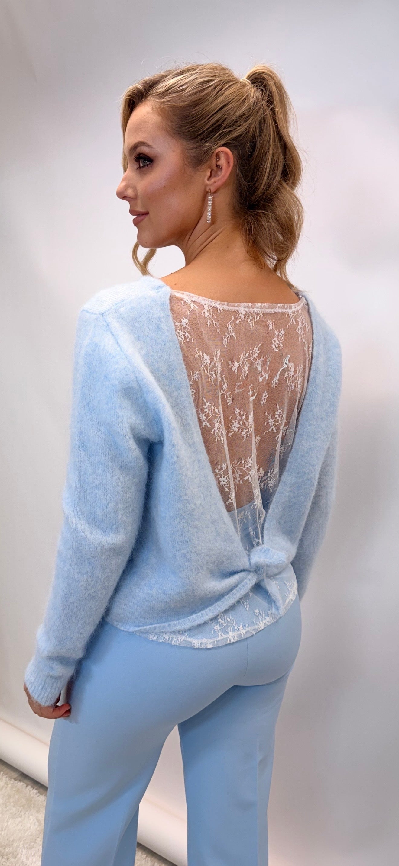 Powder Bow Knit