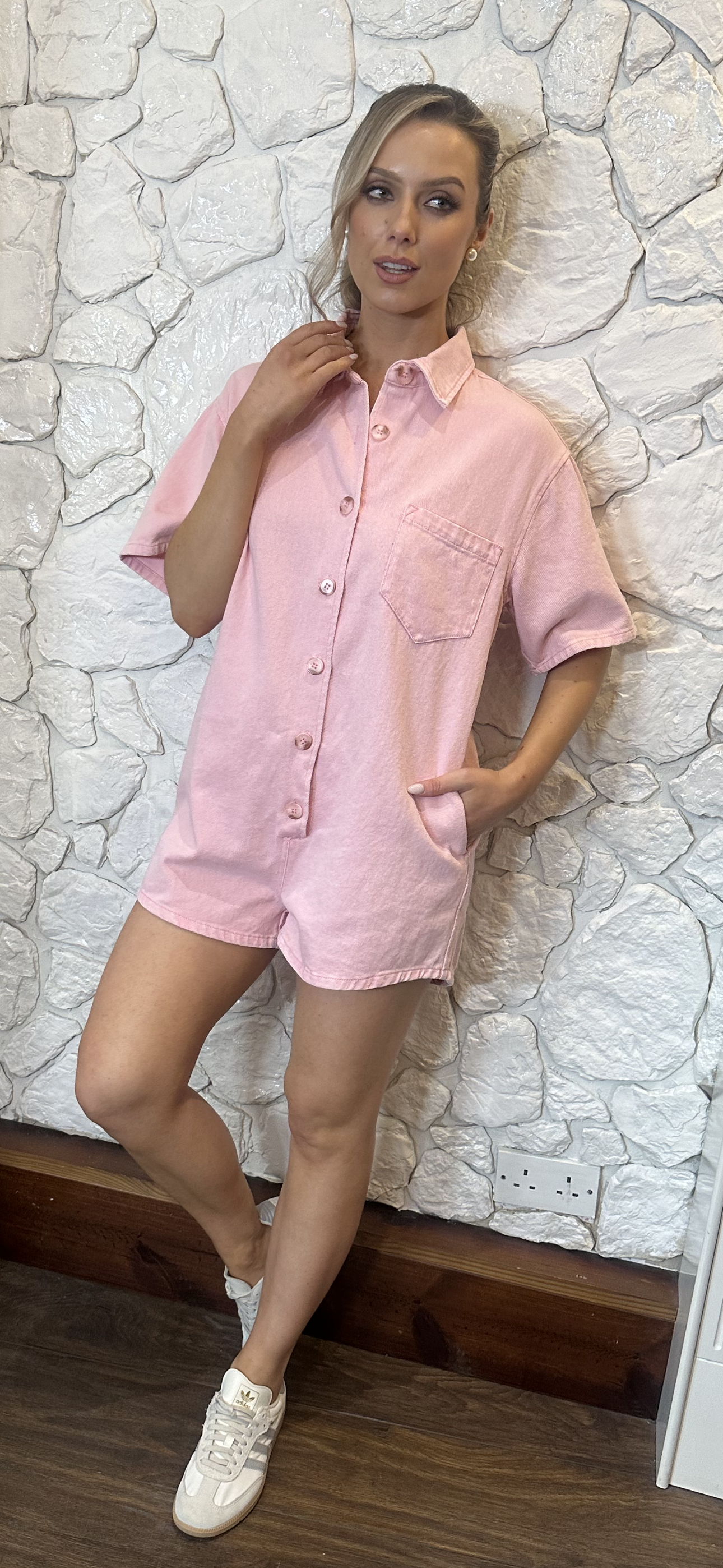 Pink Playsuit