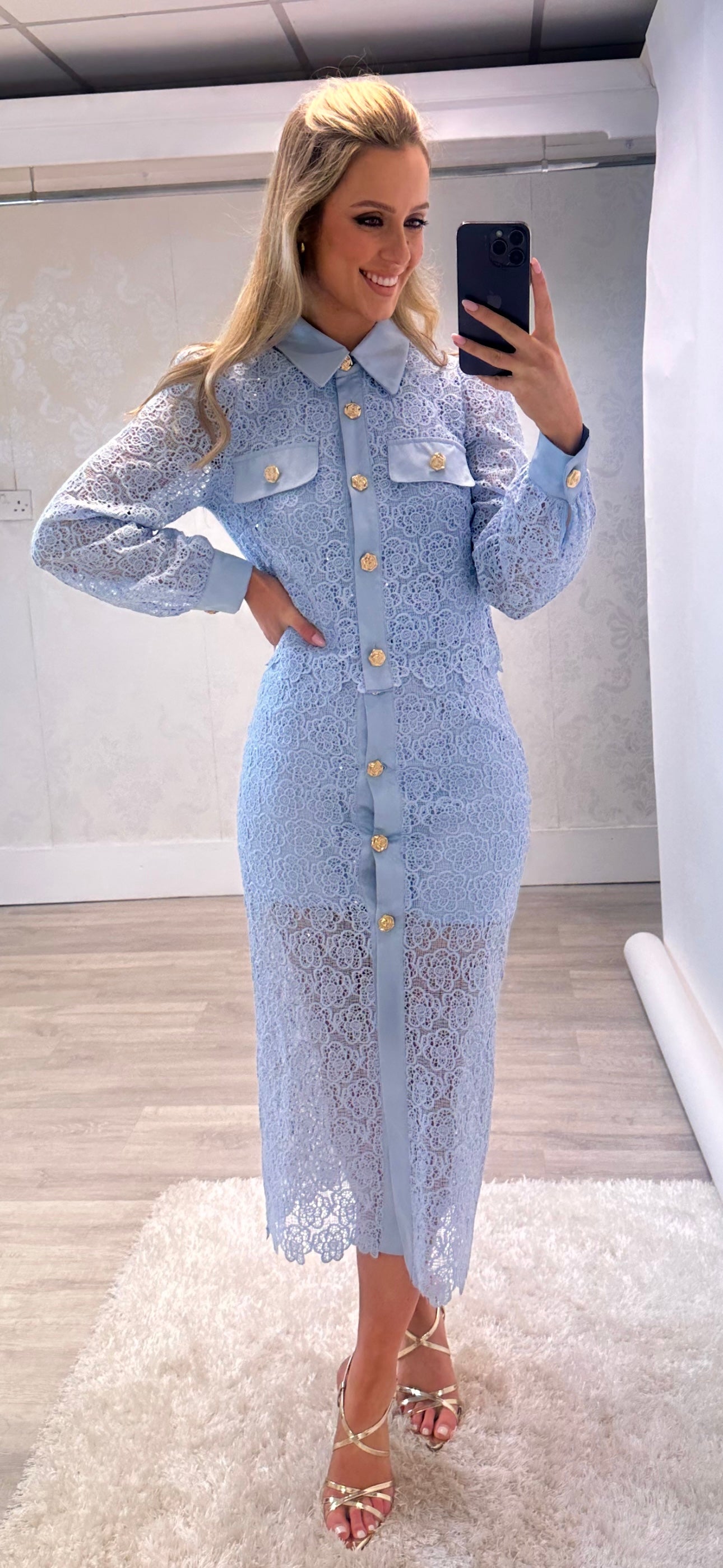 Blue Lace Set