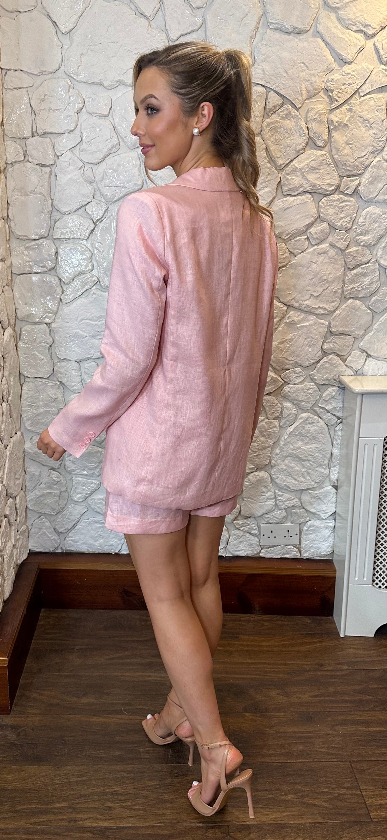 Pink Linen Set