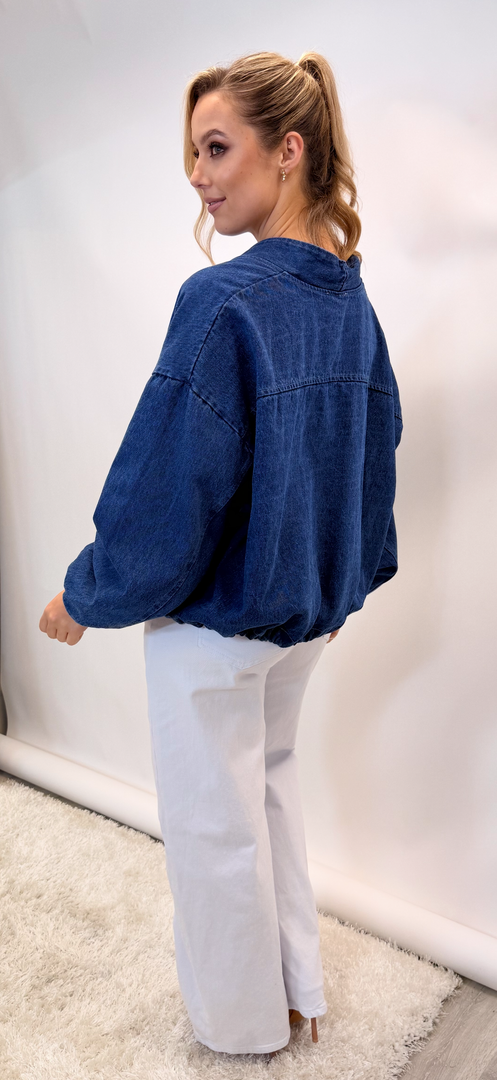 Zip Denim Jacket