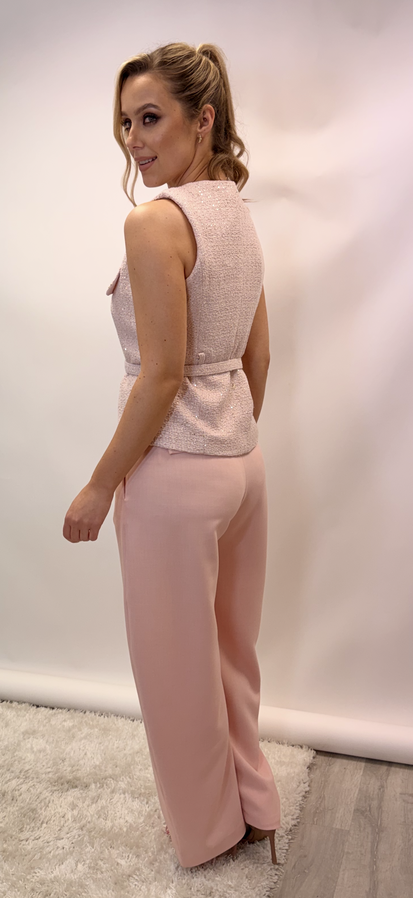 Pink Barrel Pants