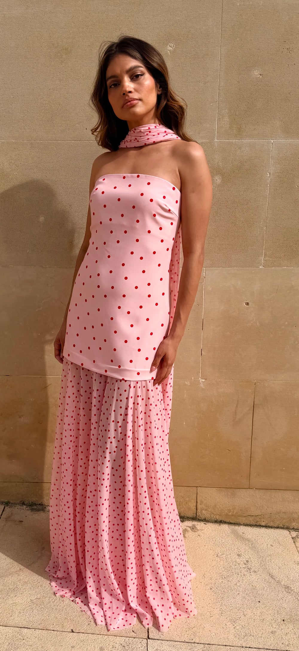 Pink Polka Dress