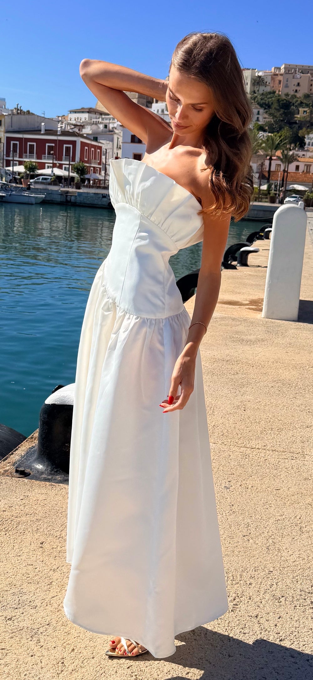 White Emma Dress