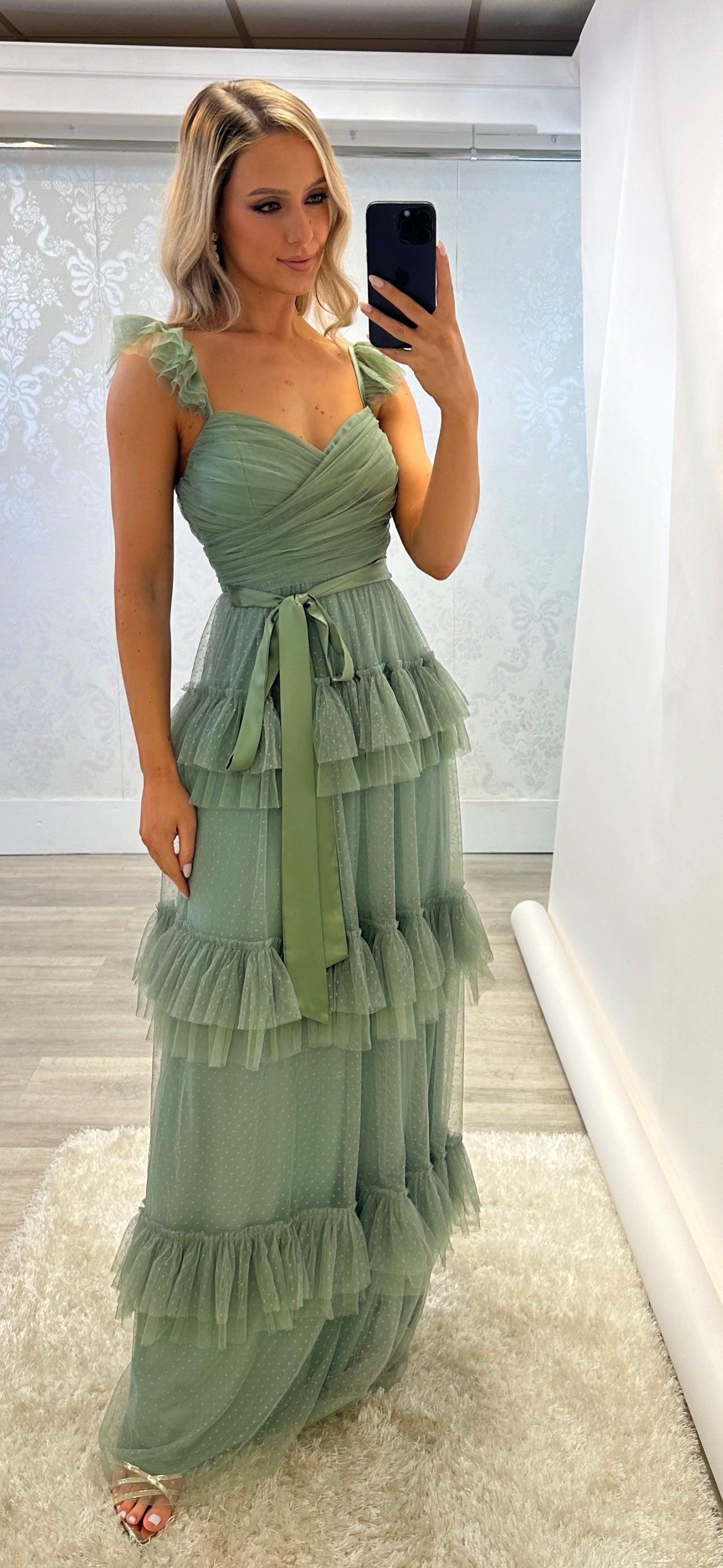 Sage Tulle