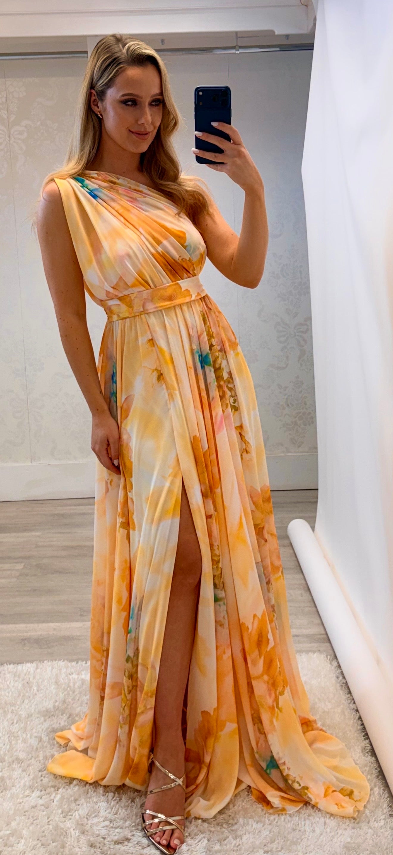 Lemon Floral Maxi