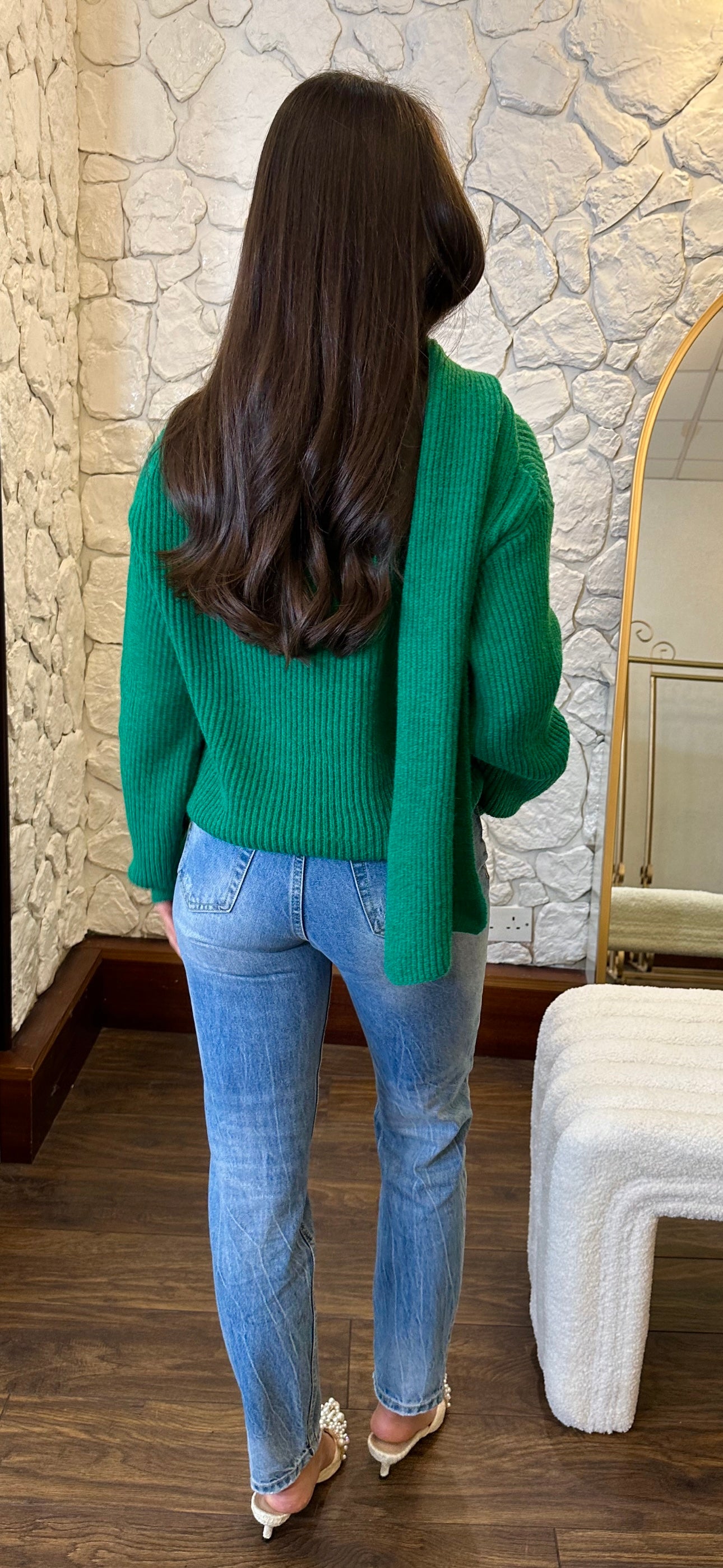 Green Scarf Knit