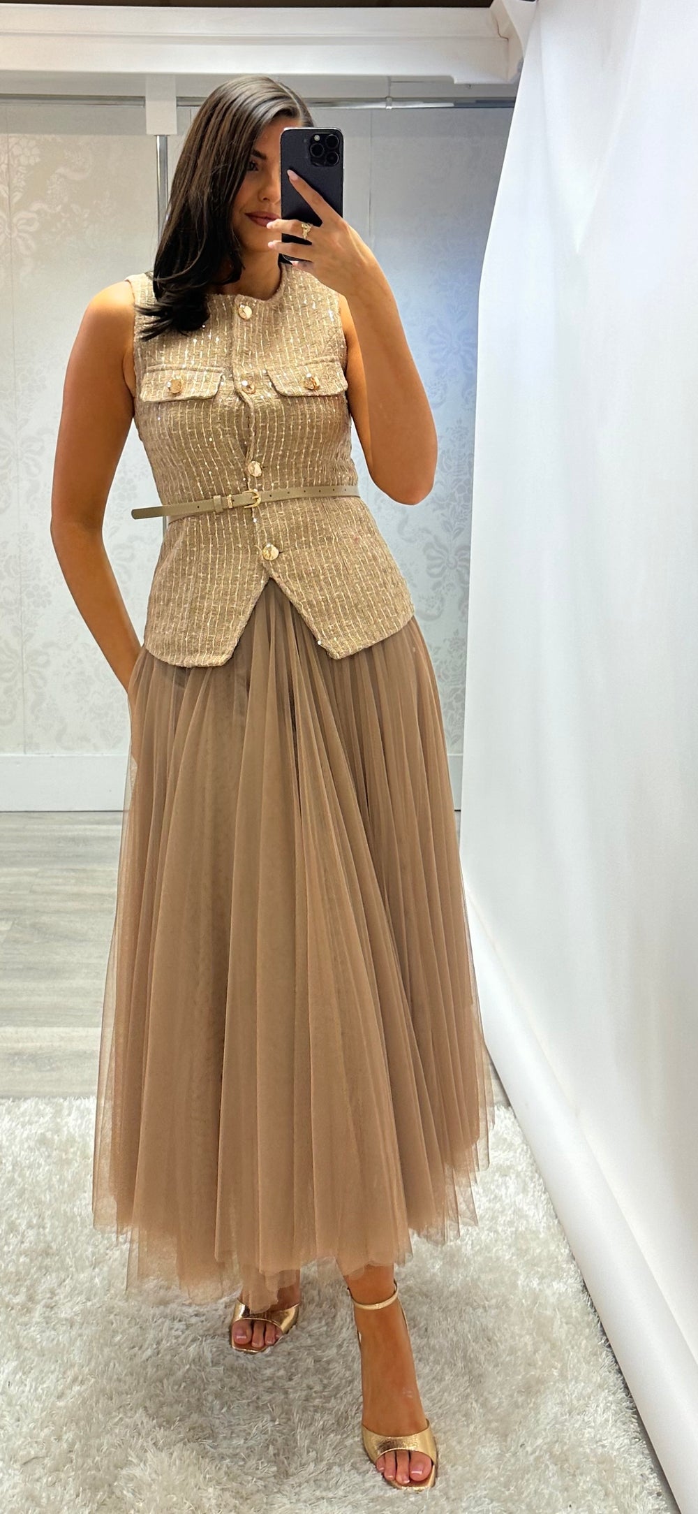 Gold Waistcoat-Belt Missing