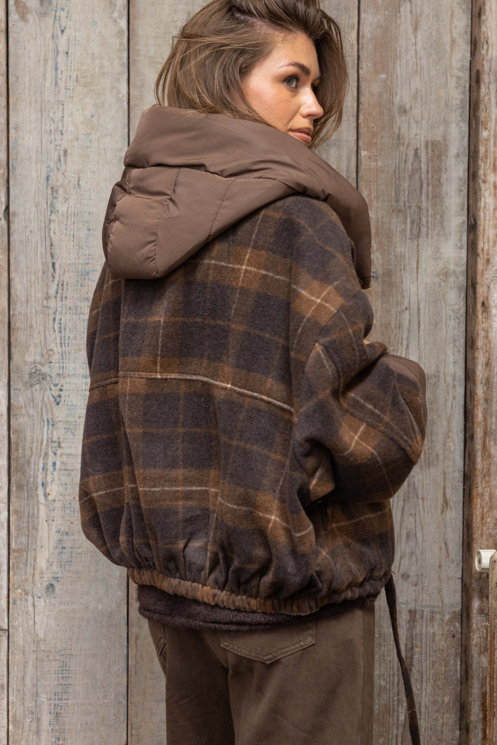Tartan Hooded Jacket