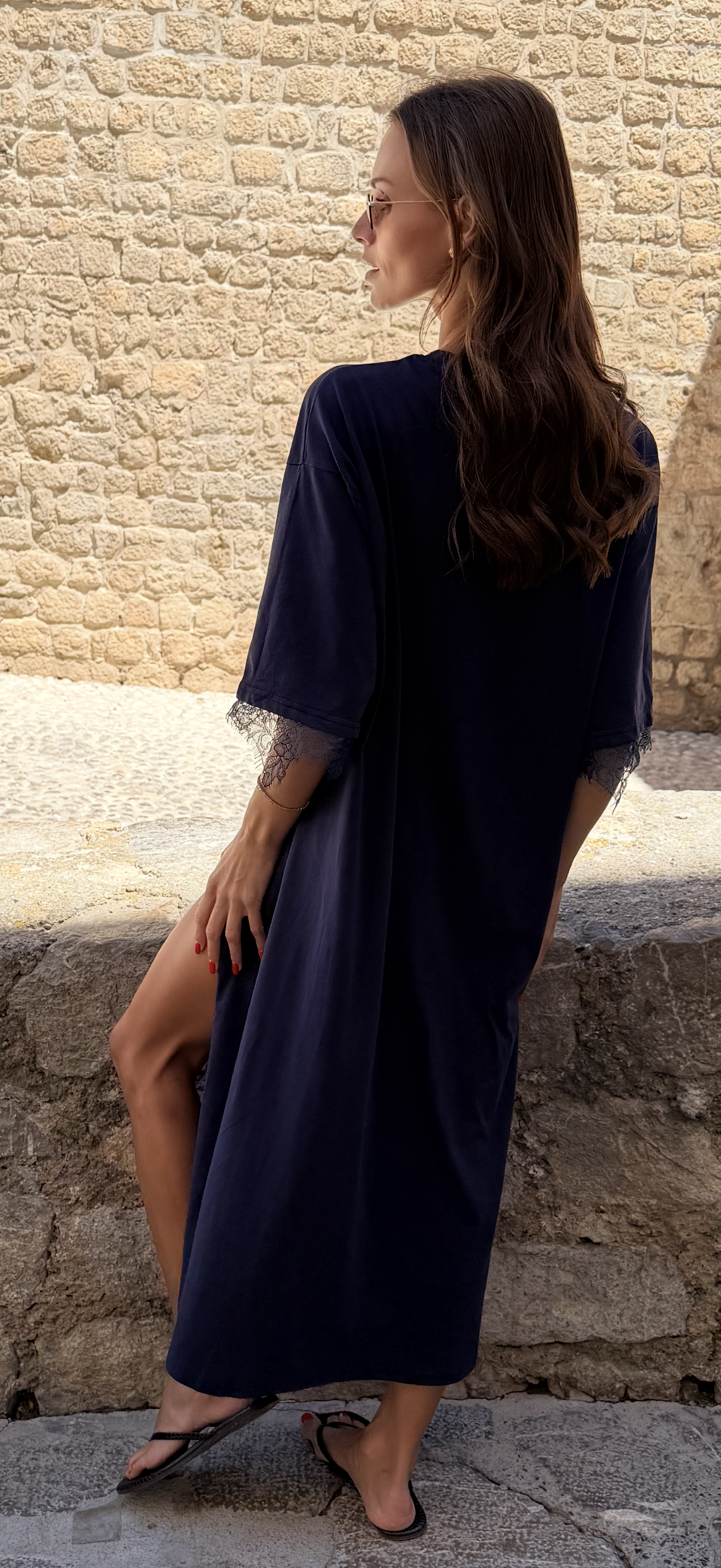 Navy T-Shirt Dress