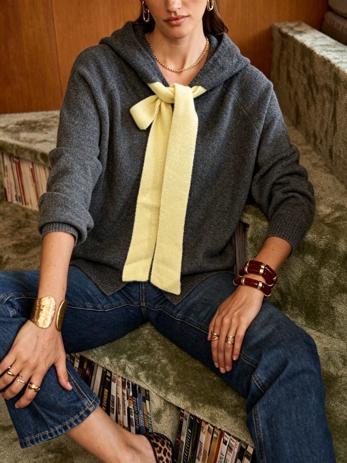 Lemon Tie Knit