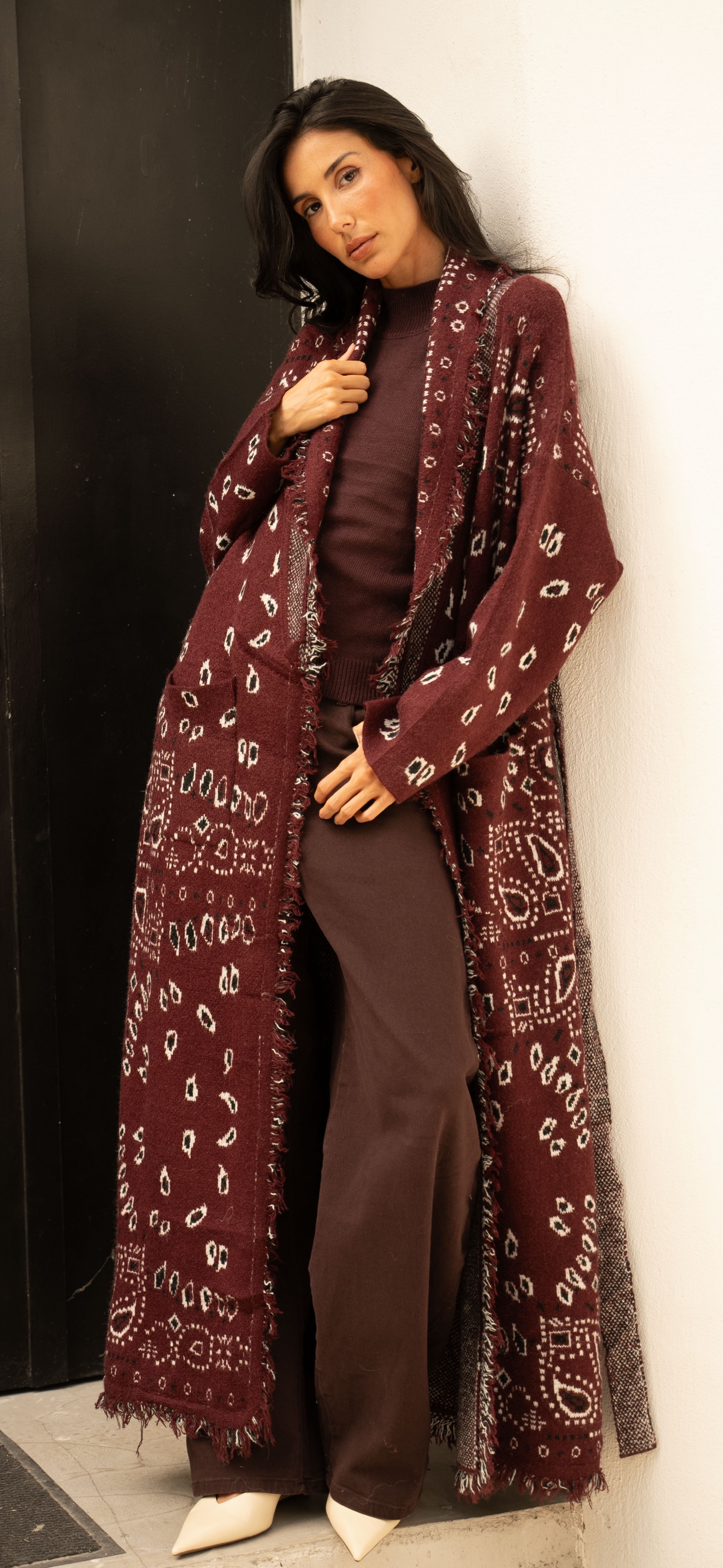 Burgundy Maxi Knit