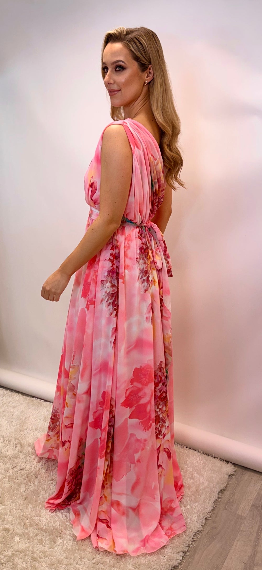 Pink Floral Maxi