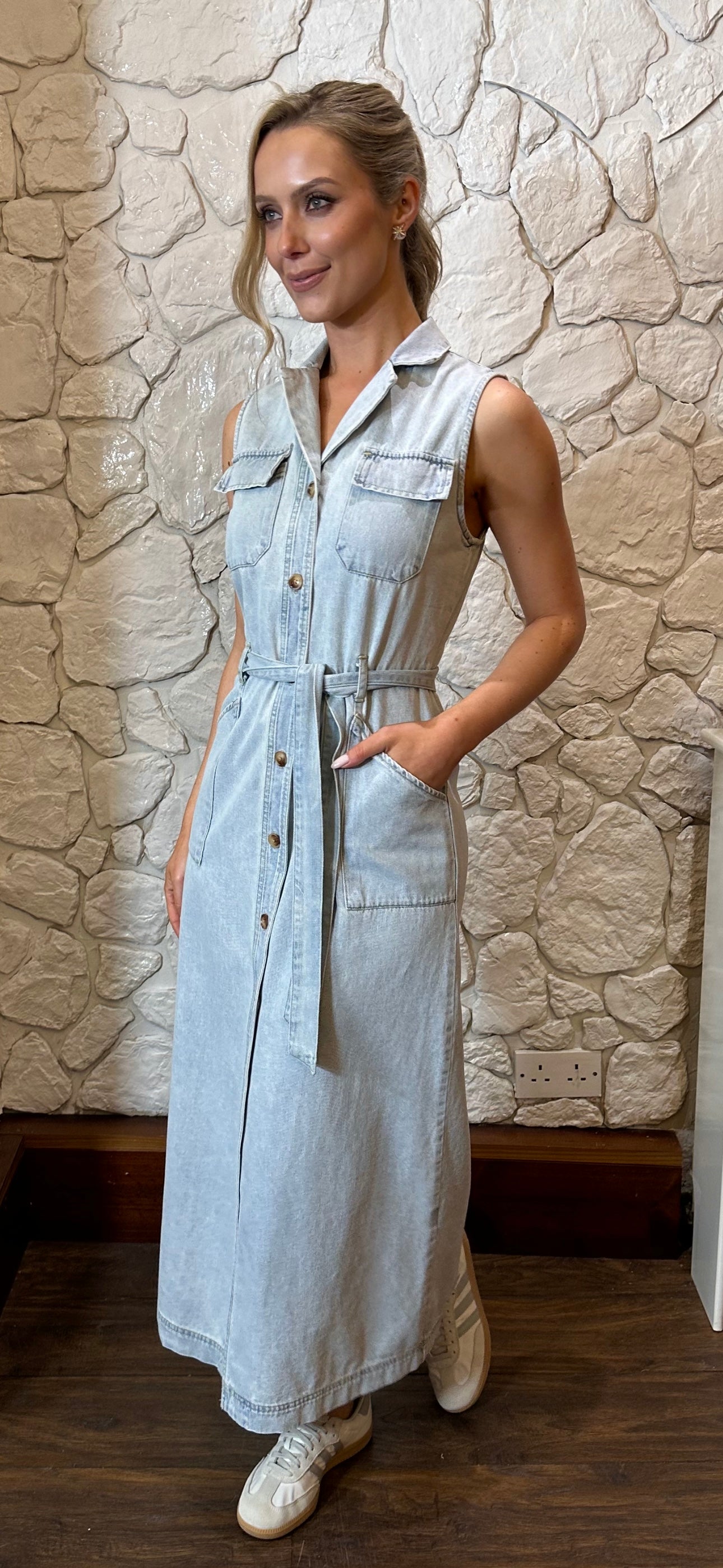 Faded Midi Dress