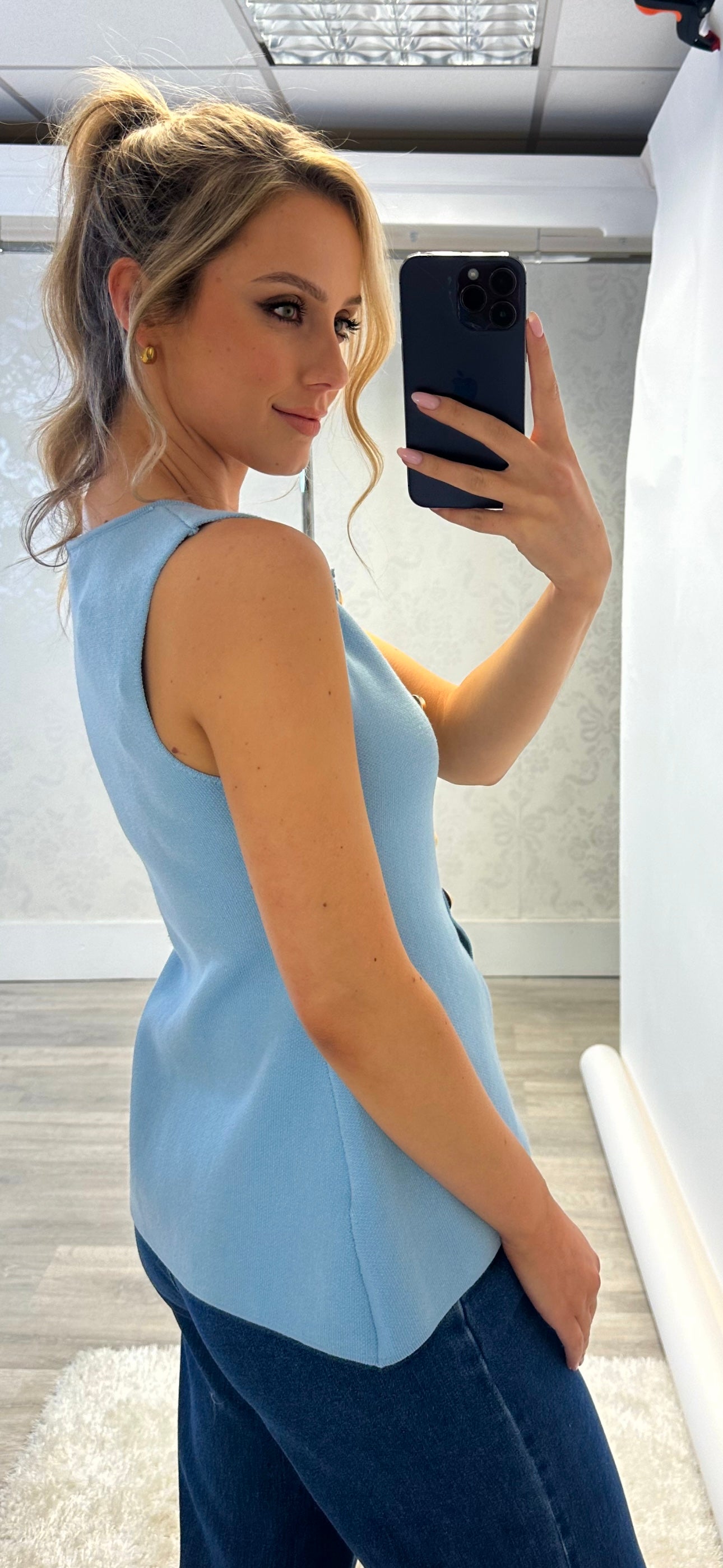 Baby Blue Waistcoat