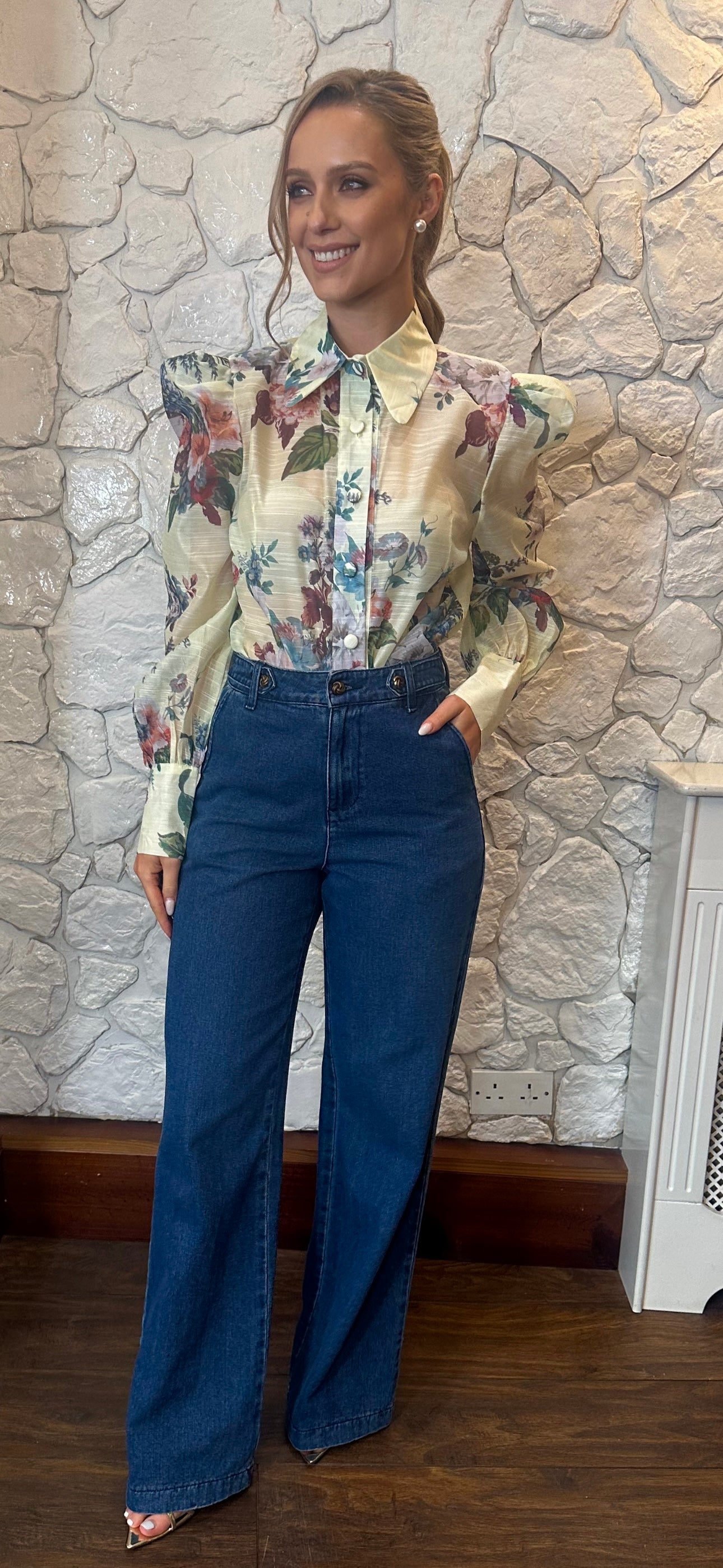 Lemon Floral Shirt