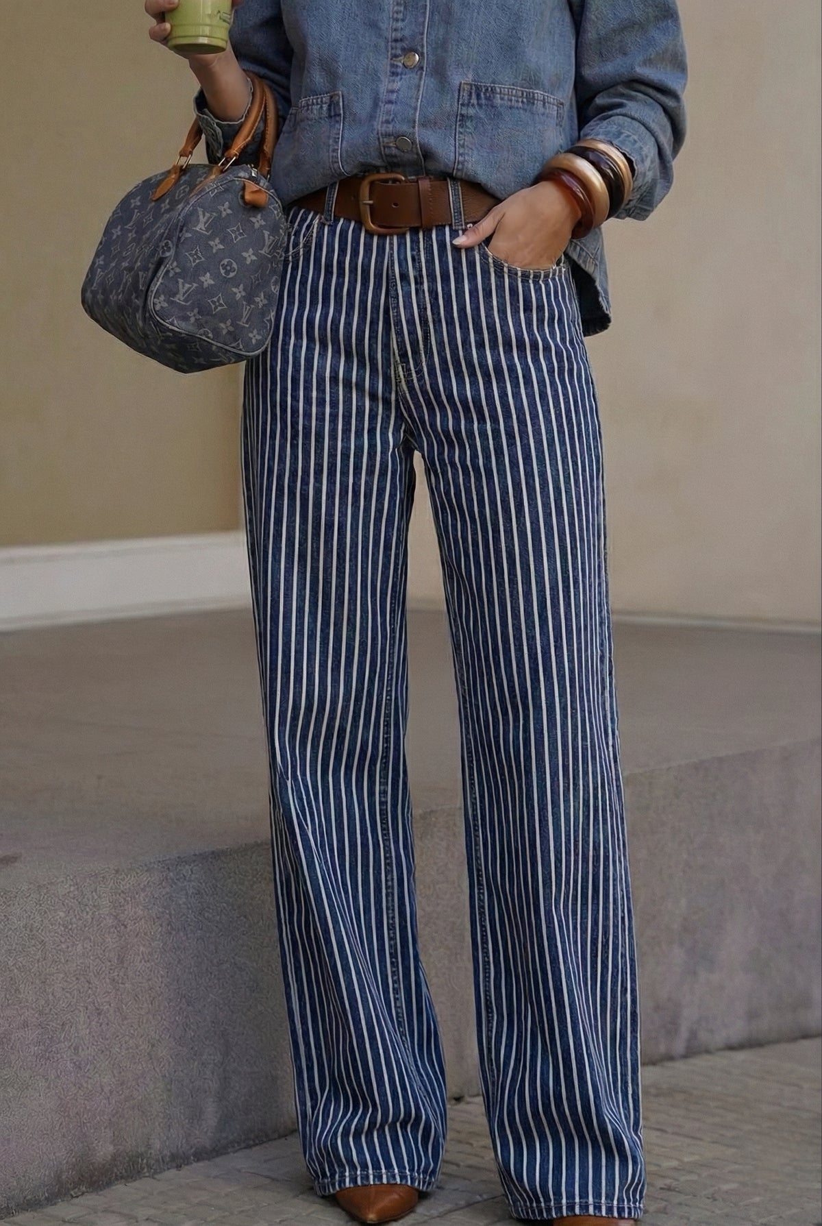 Stripe Jeans