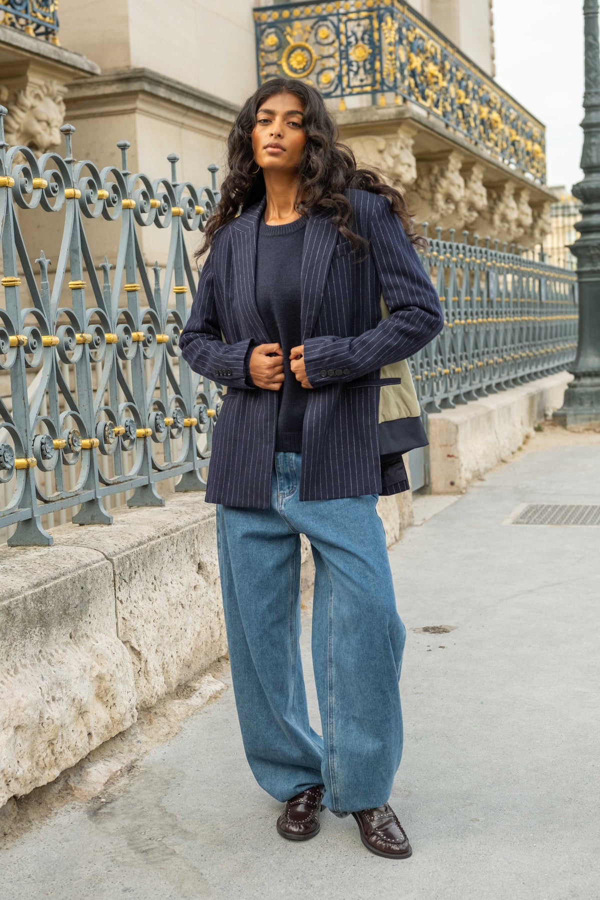 Navy Bomber Blazer