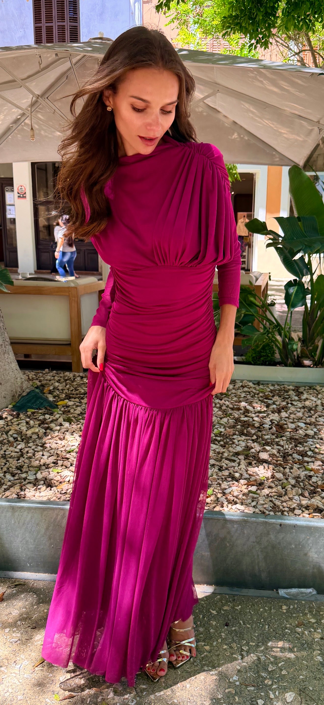 Magenta Dress