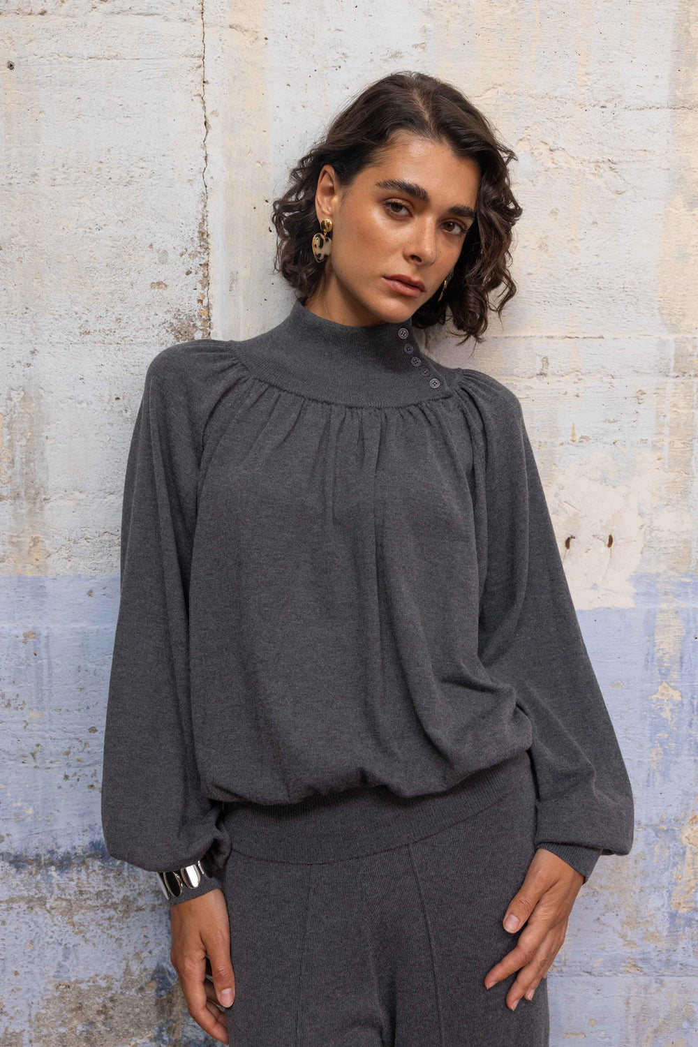 Grey Knit Set