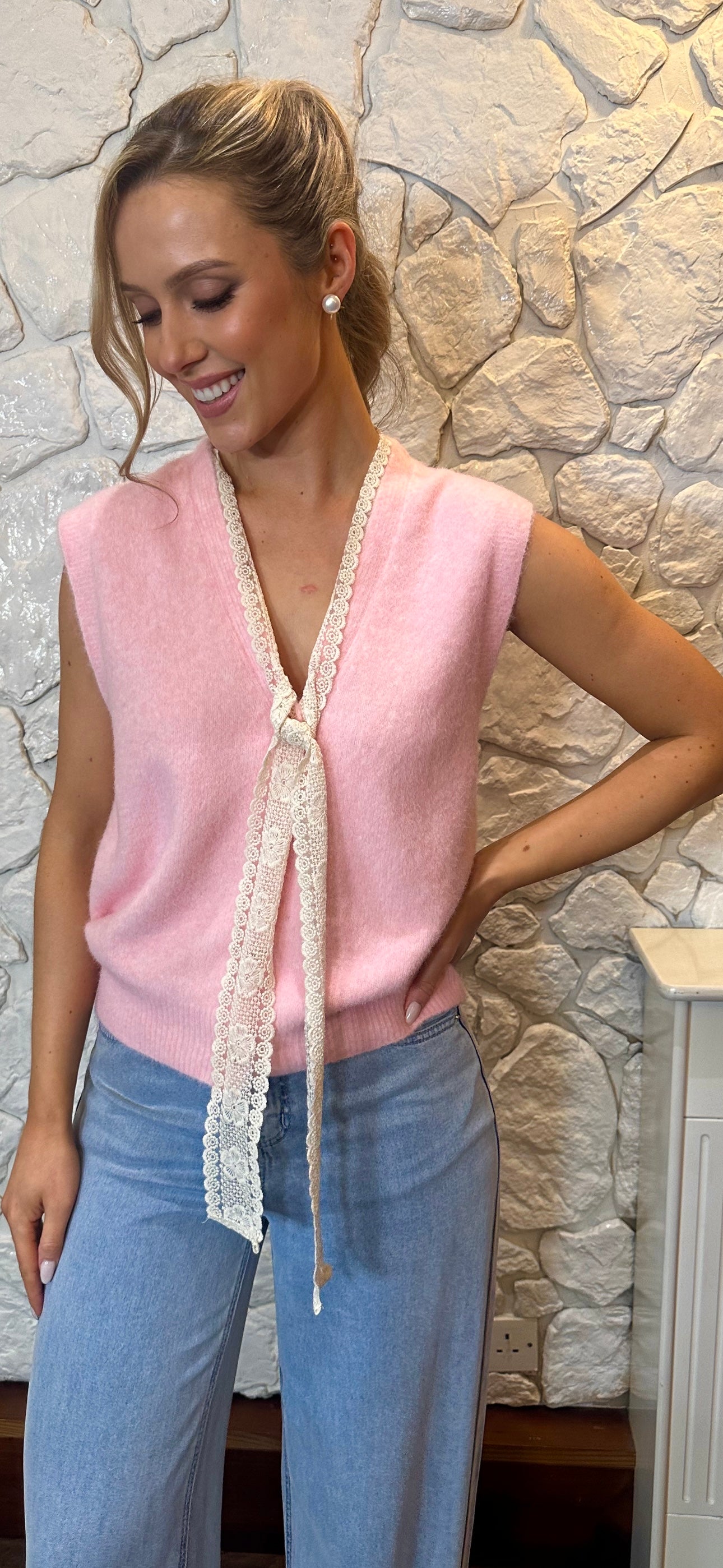 Pink Tie Waistcoat