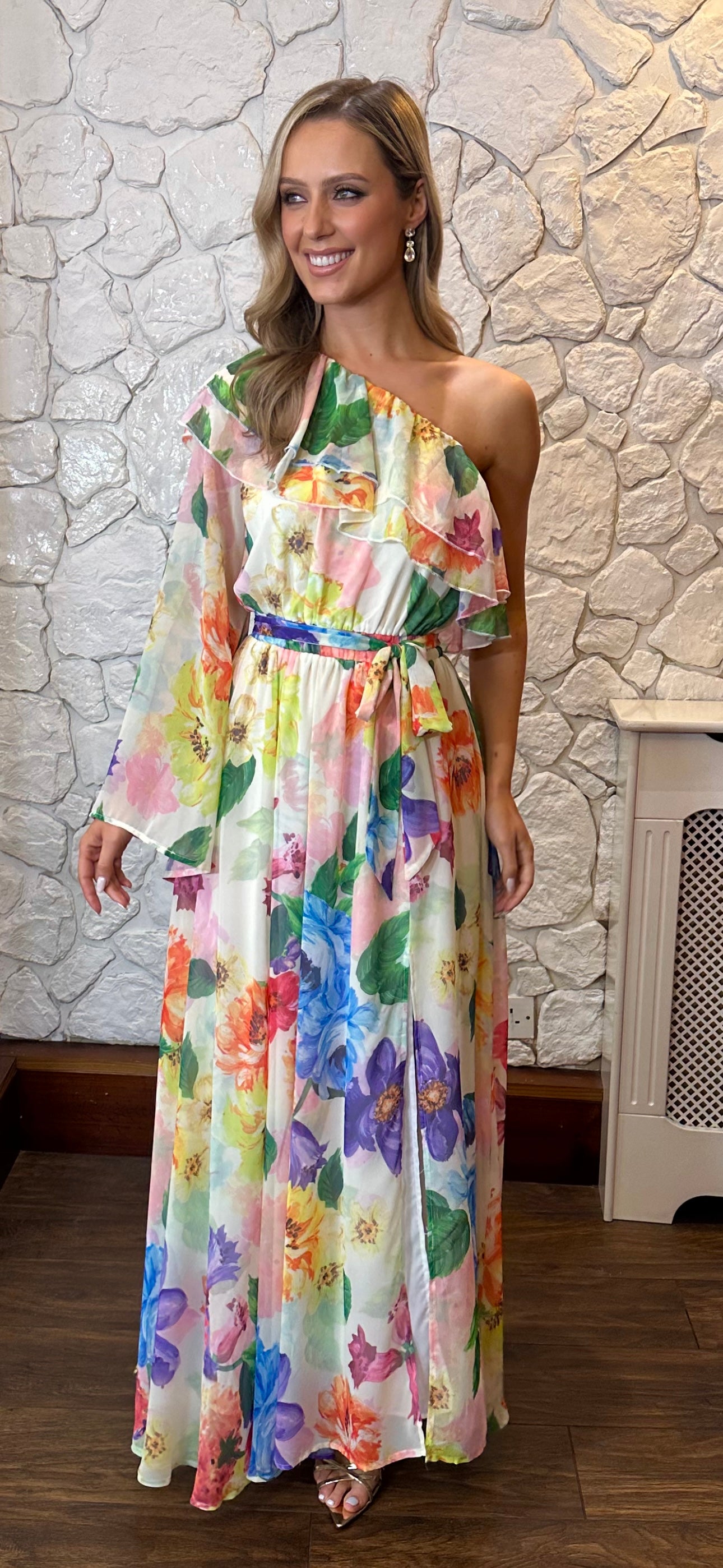 Purple Floral Dress