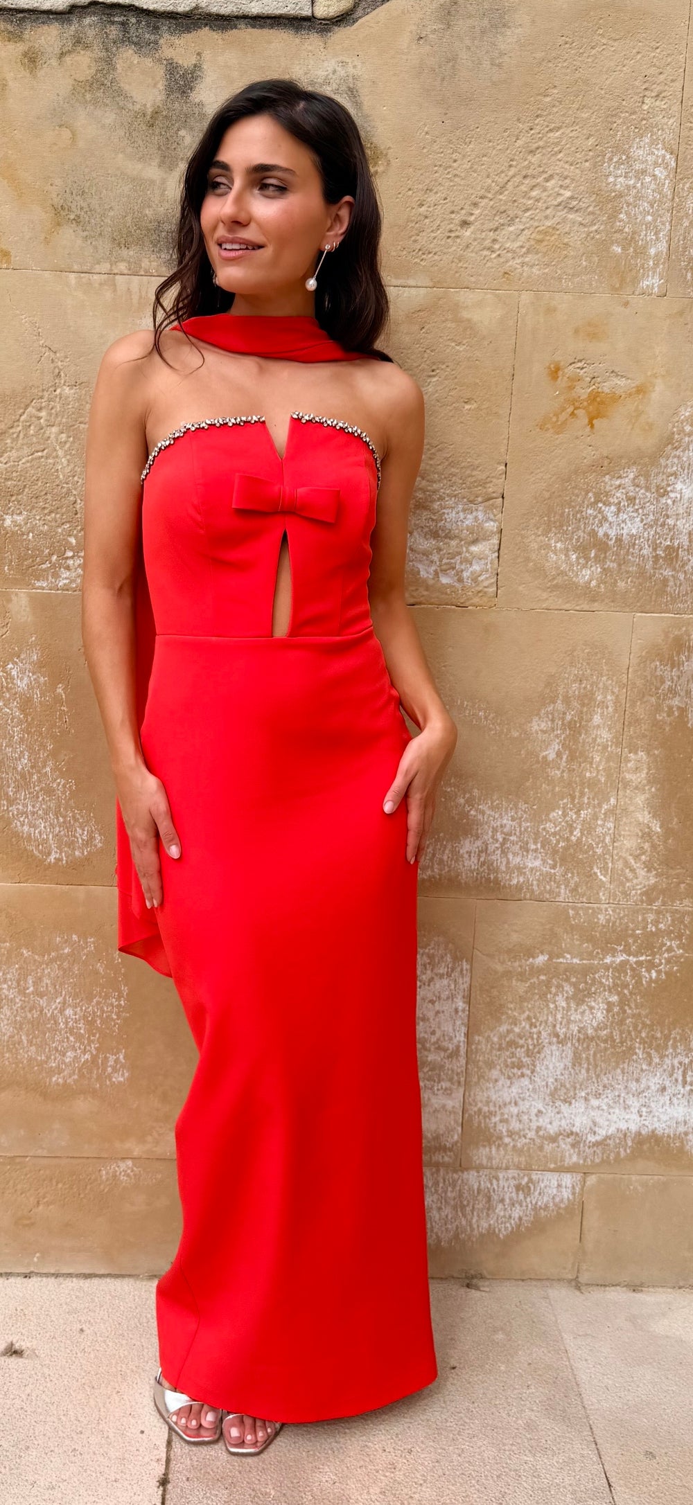 Red Bow Maxi
