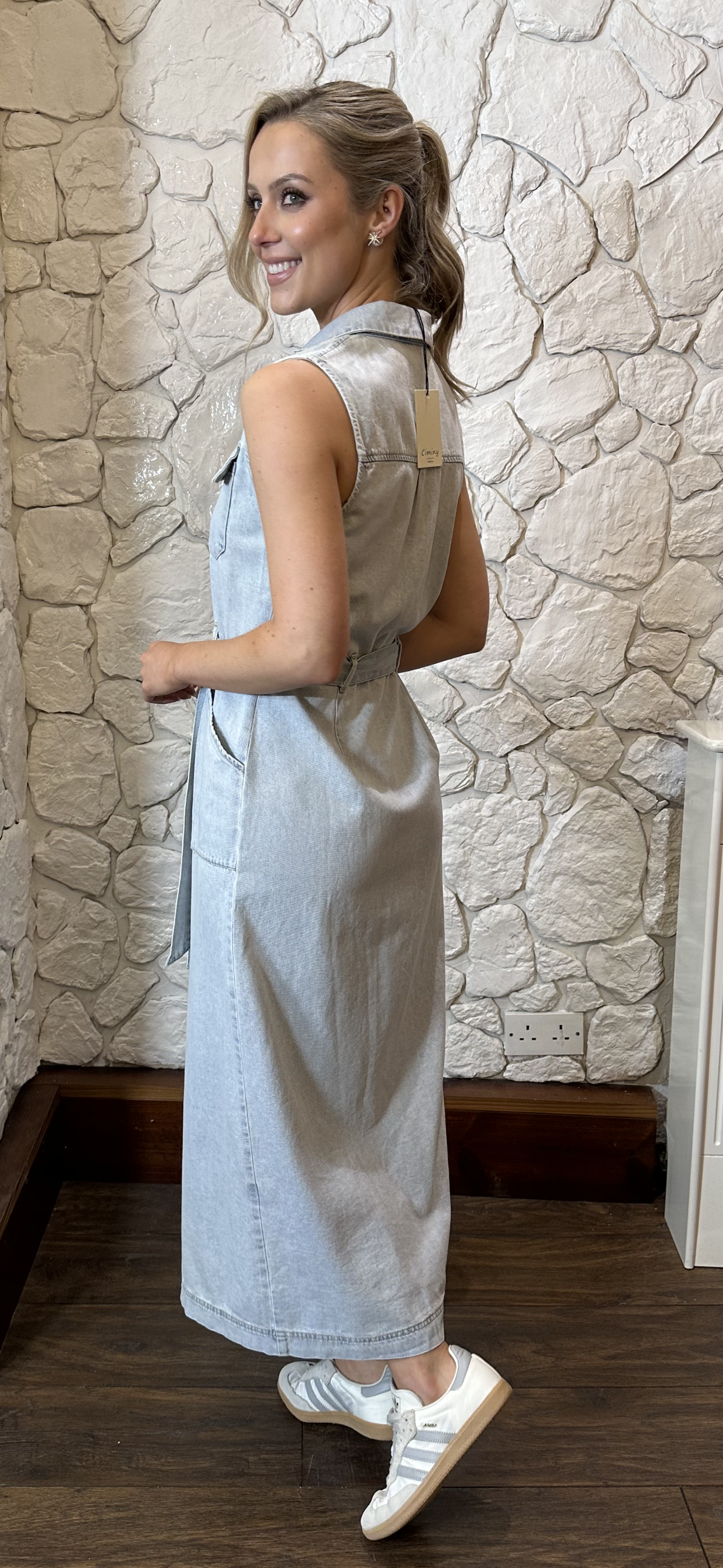 Faded Midi Dress