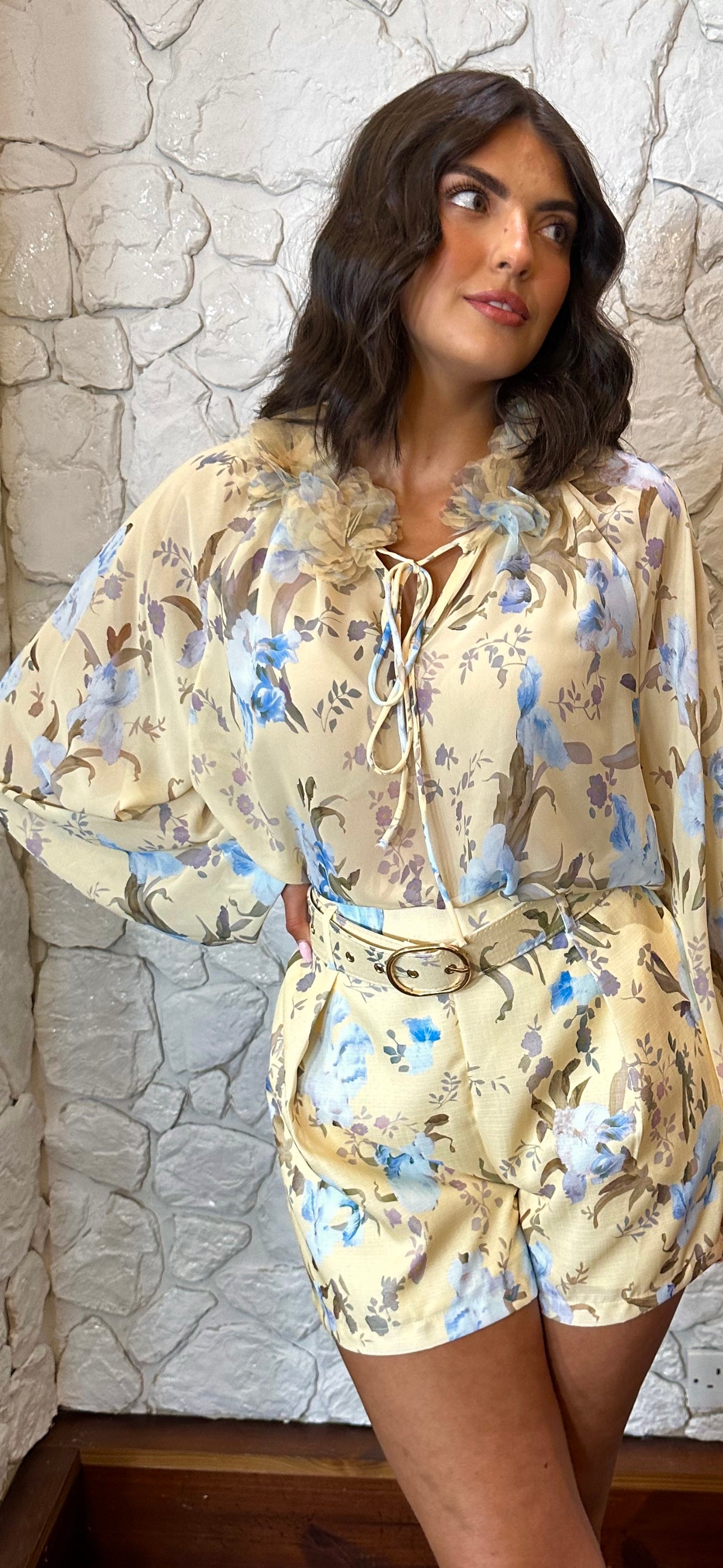 Lemon Floral Set
