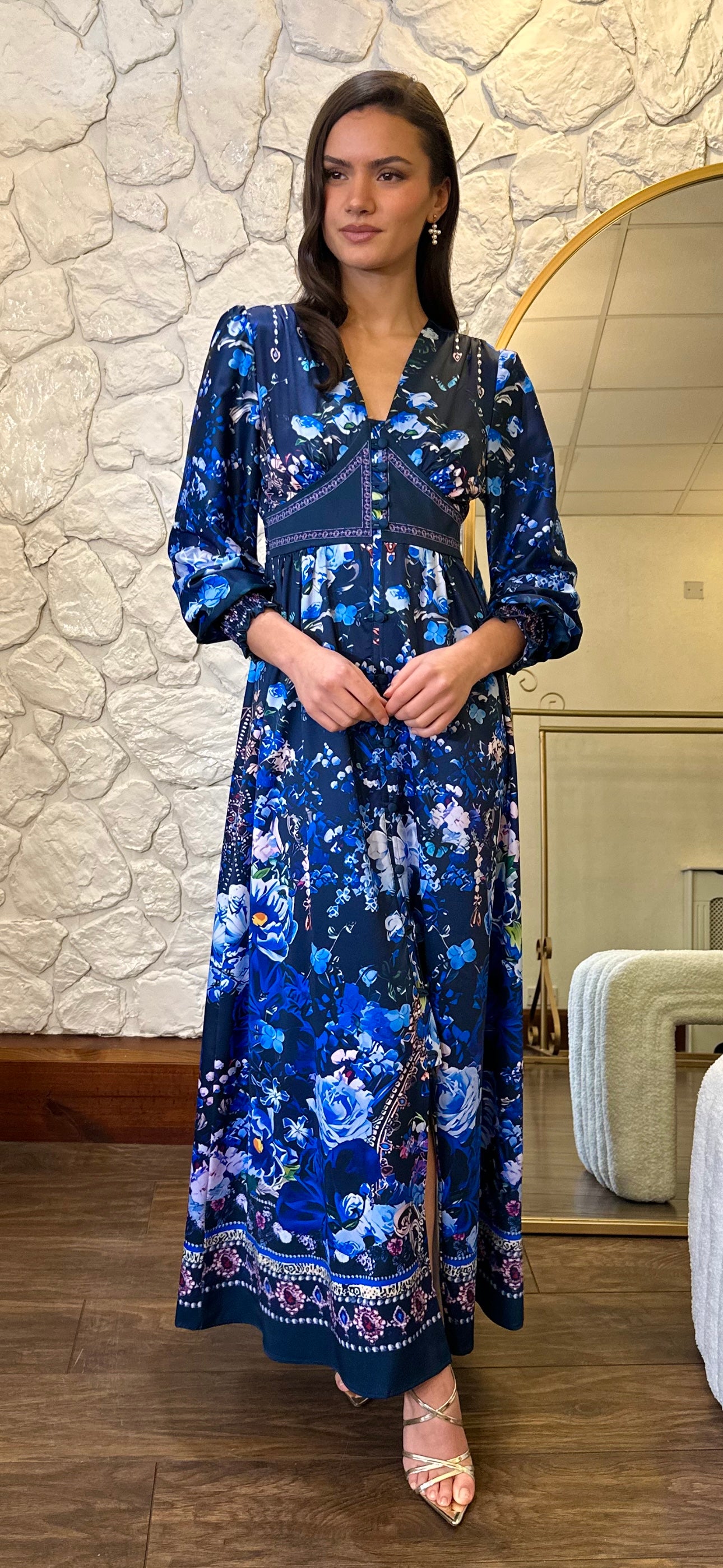 Zahara Blue Dress