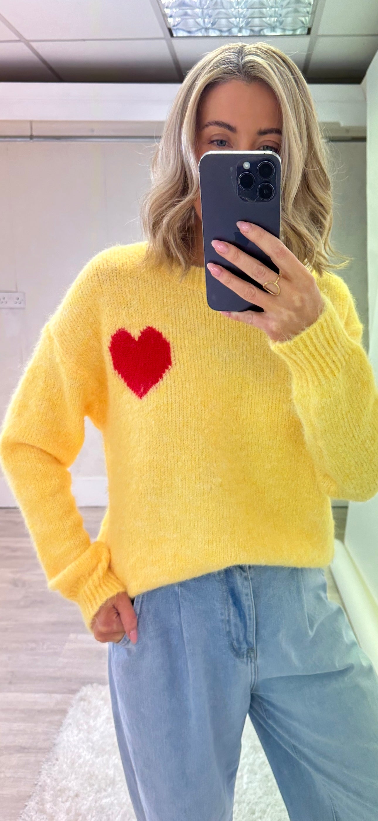 Lemon Heart Knit
