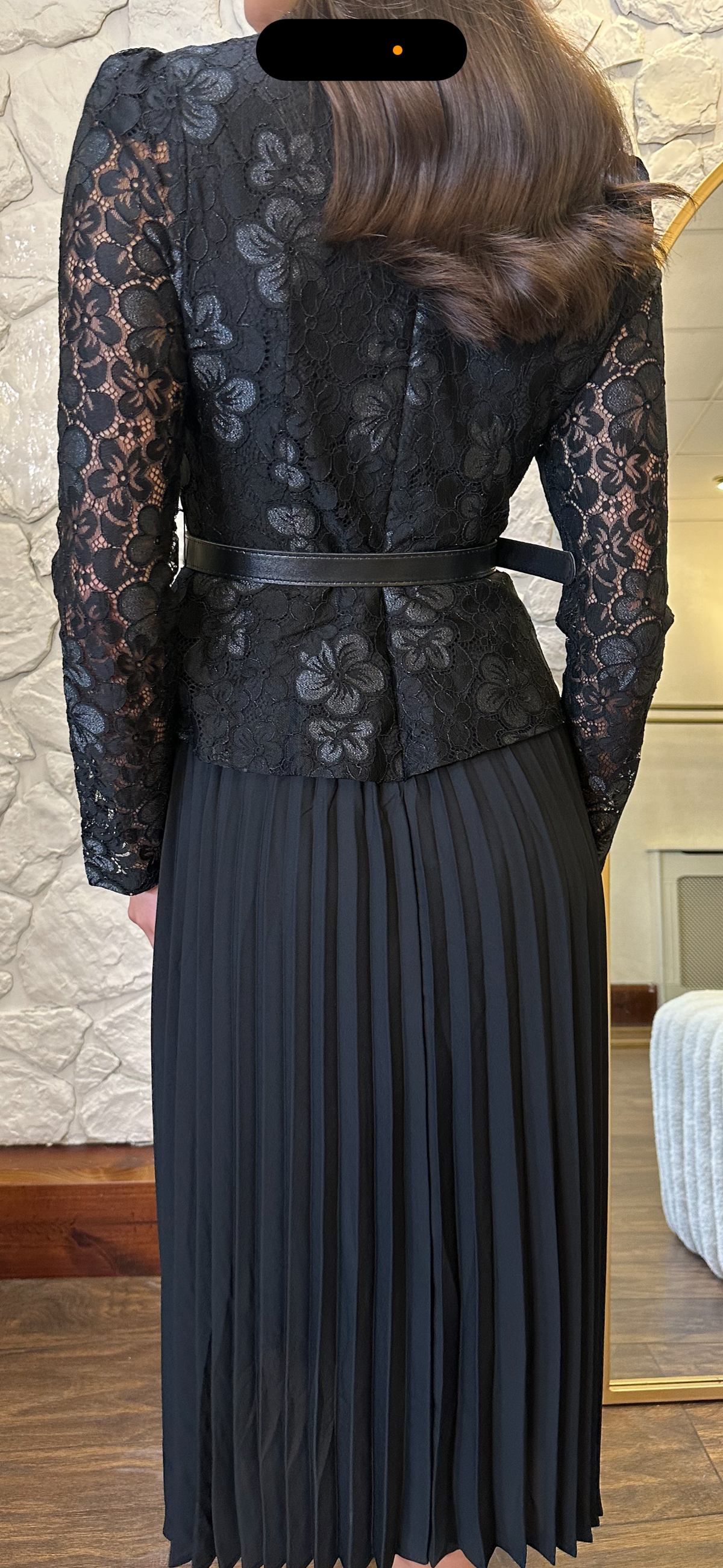 Black Lace Midi