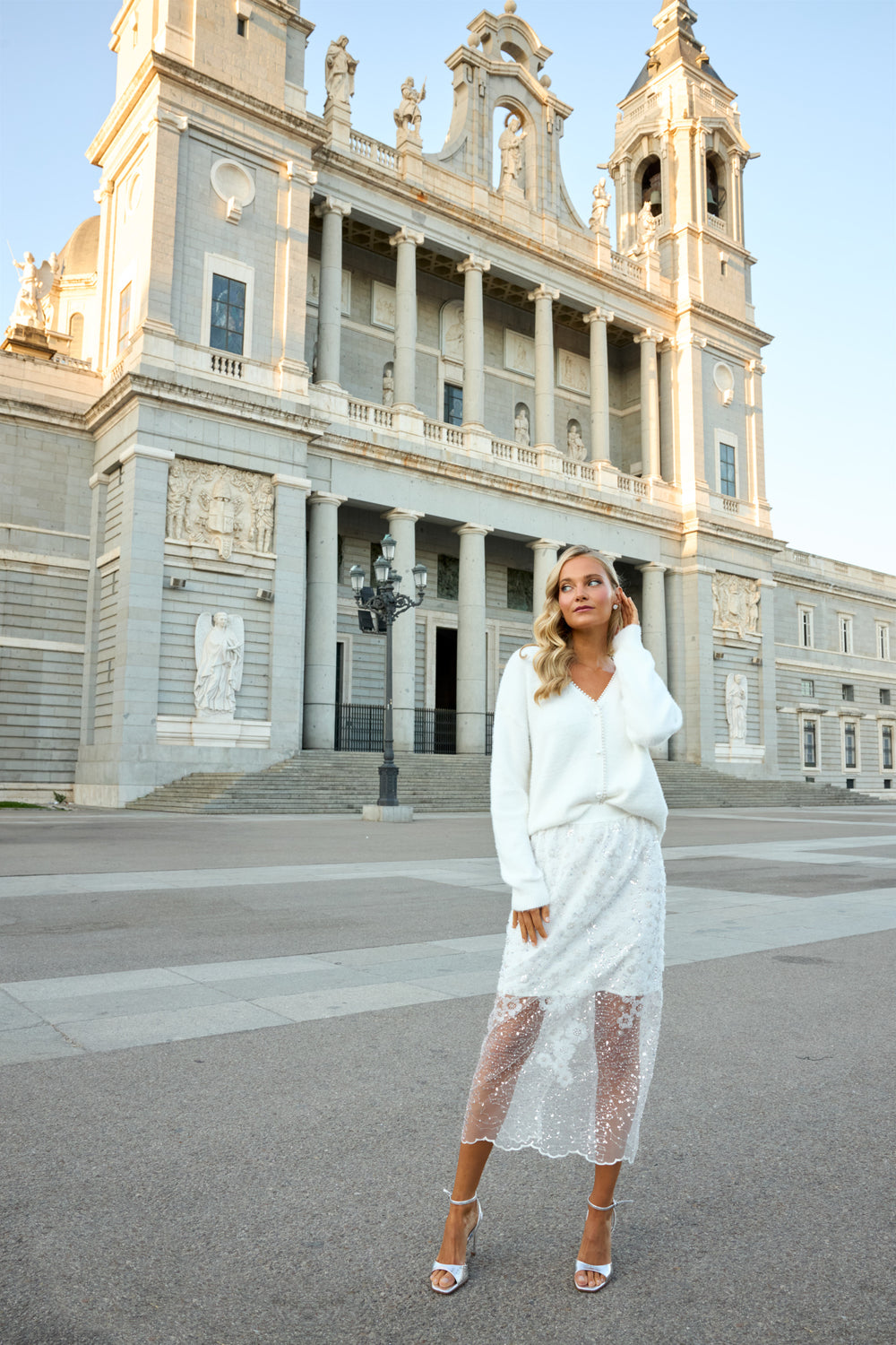 White Pearl Cardi