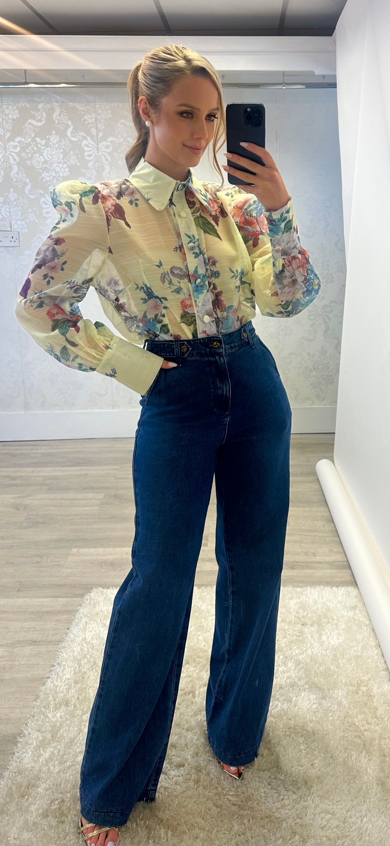 Lemon Floral Shirt
