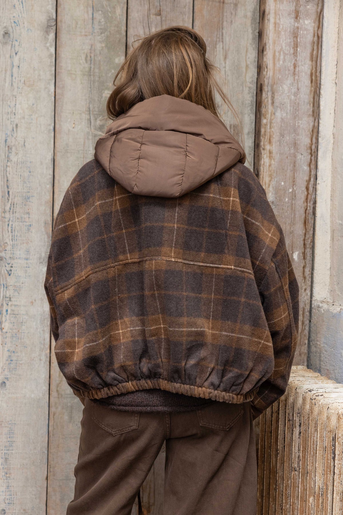 Tartan Hooded Jacket