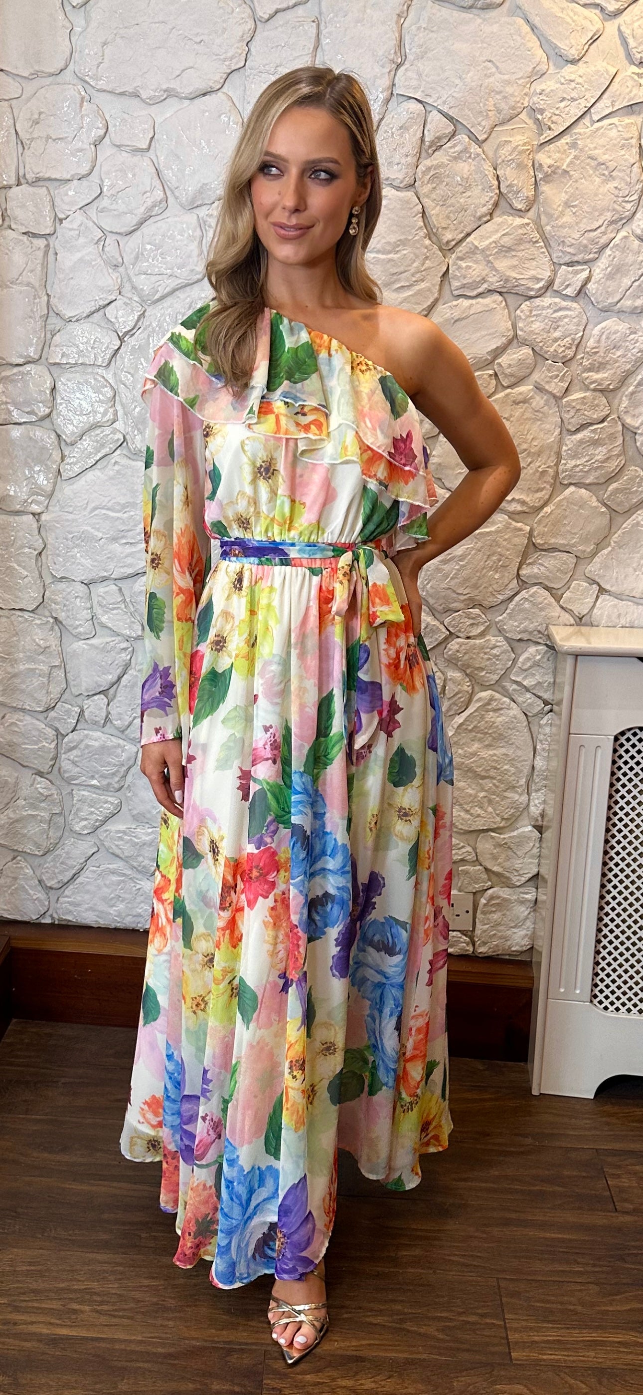 Purple Floral Dress