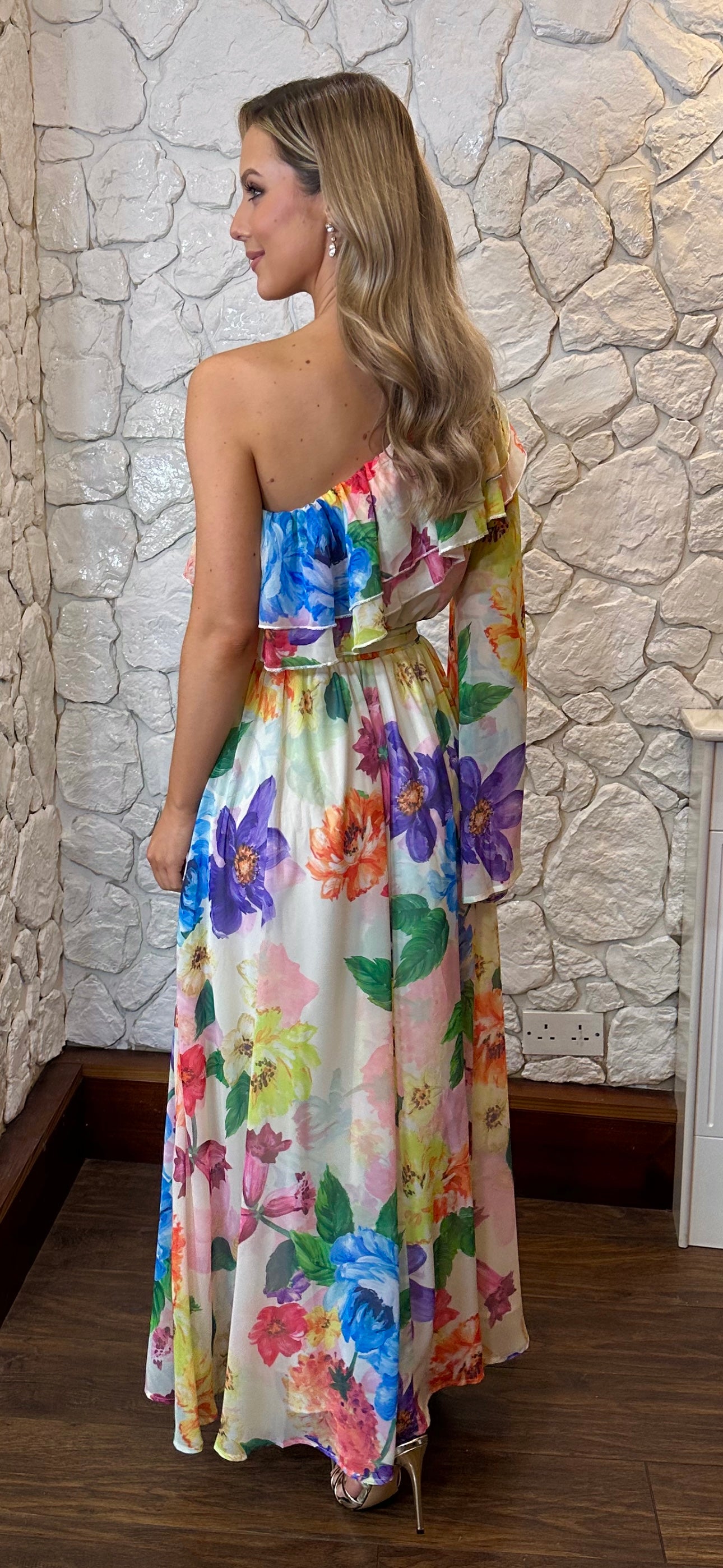 Purple Floral Dress