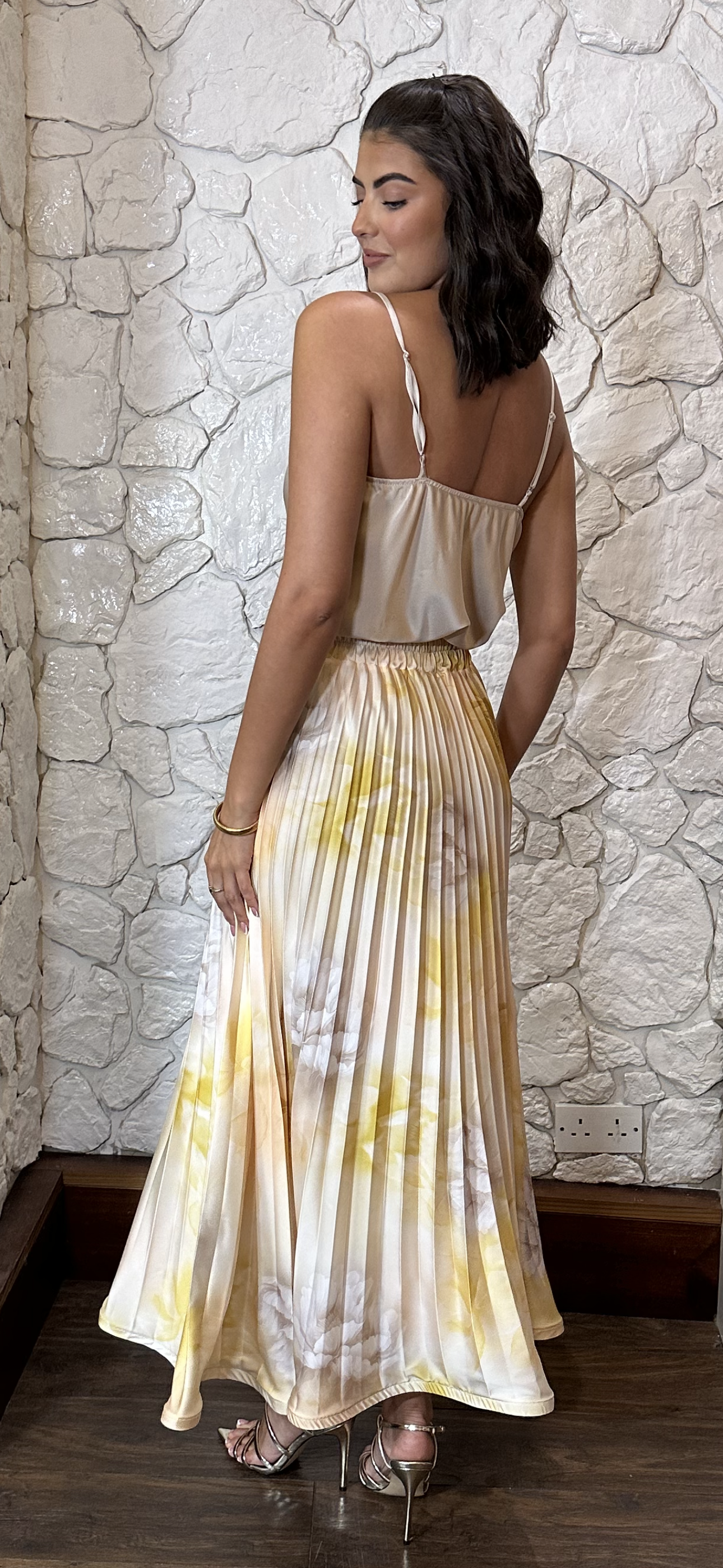 Lemon Print Skirt