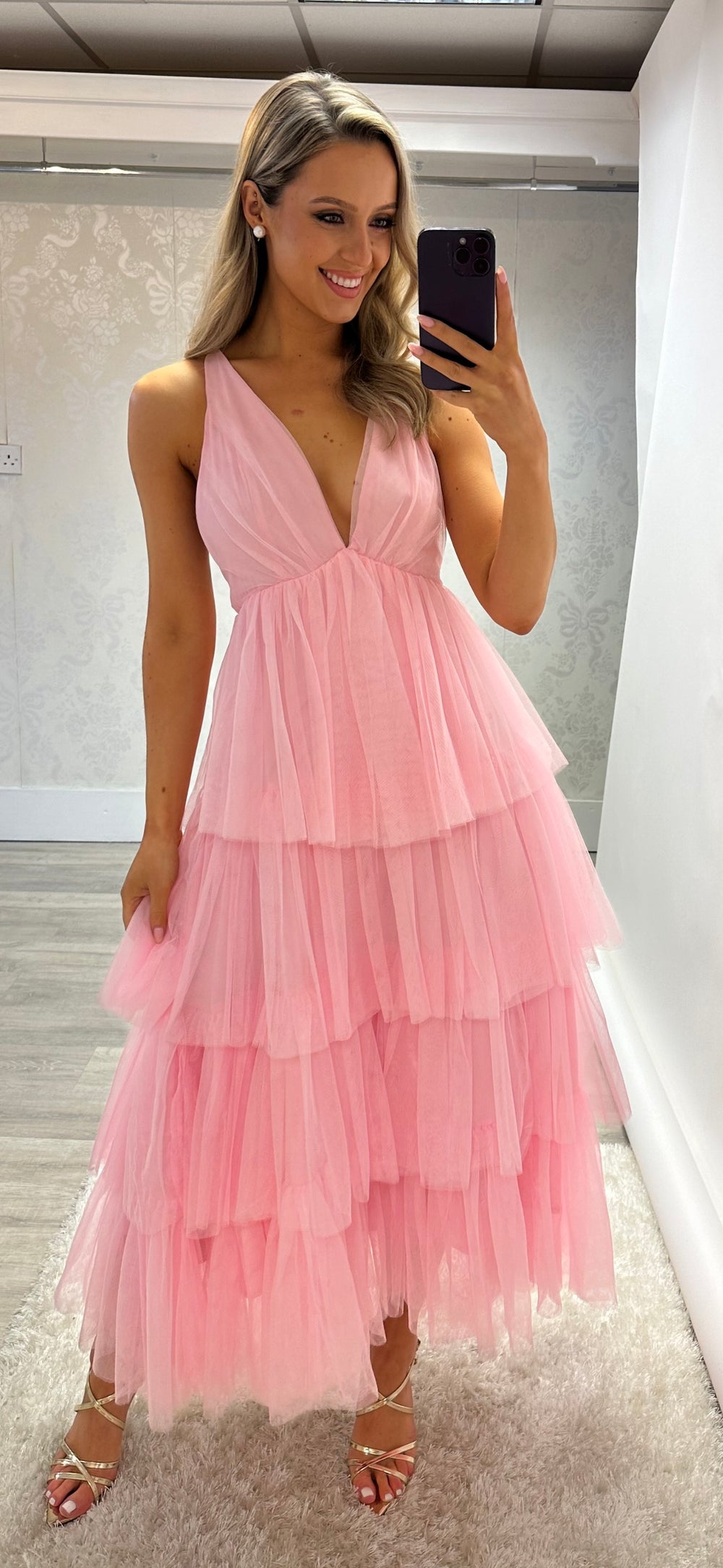 Pink Layered Tulle