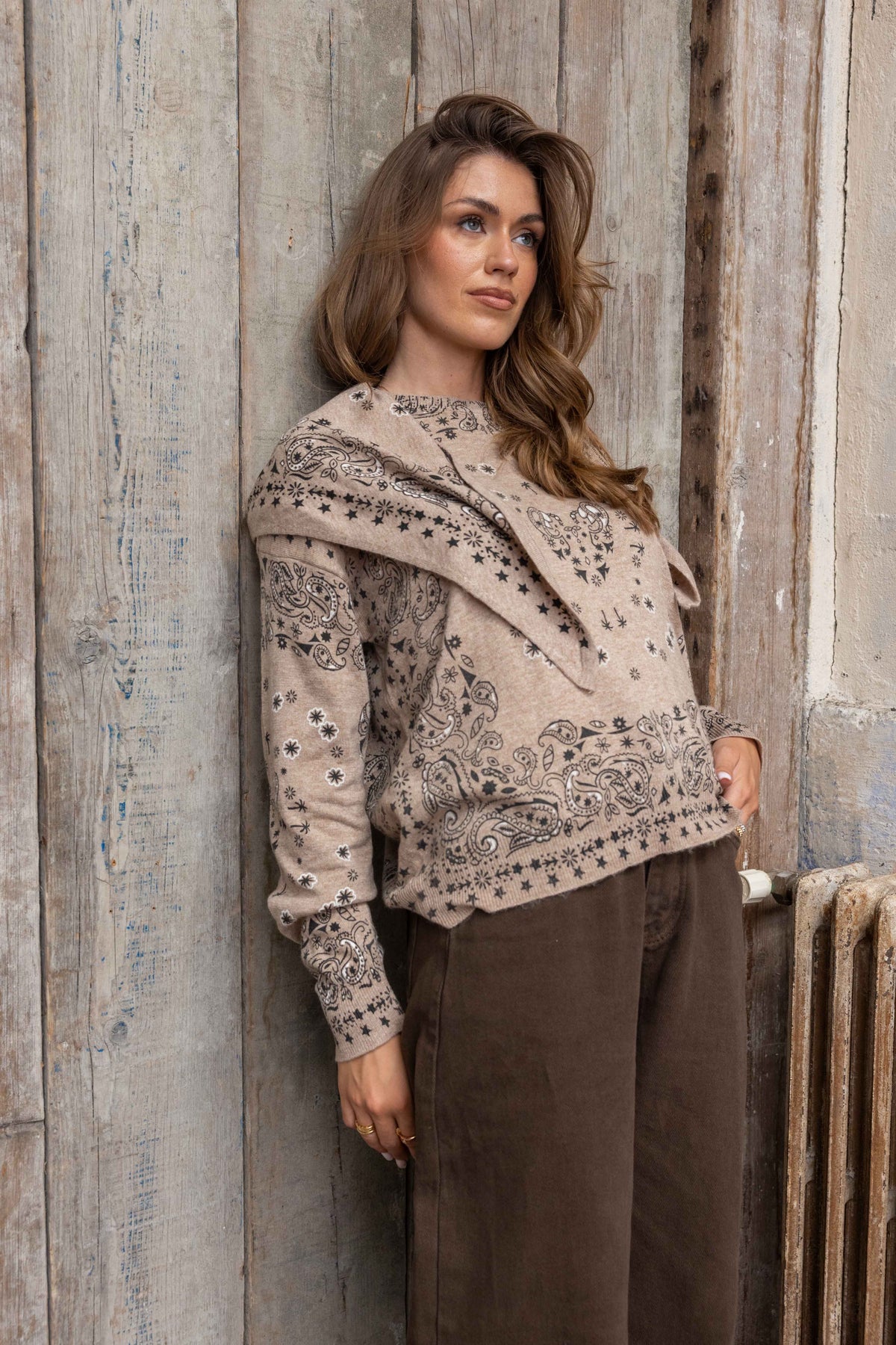 Slim Paisley Jumper