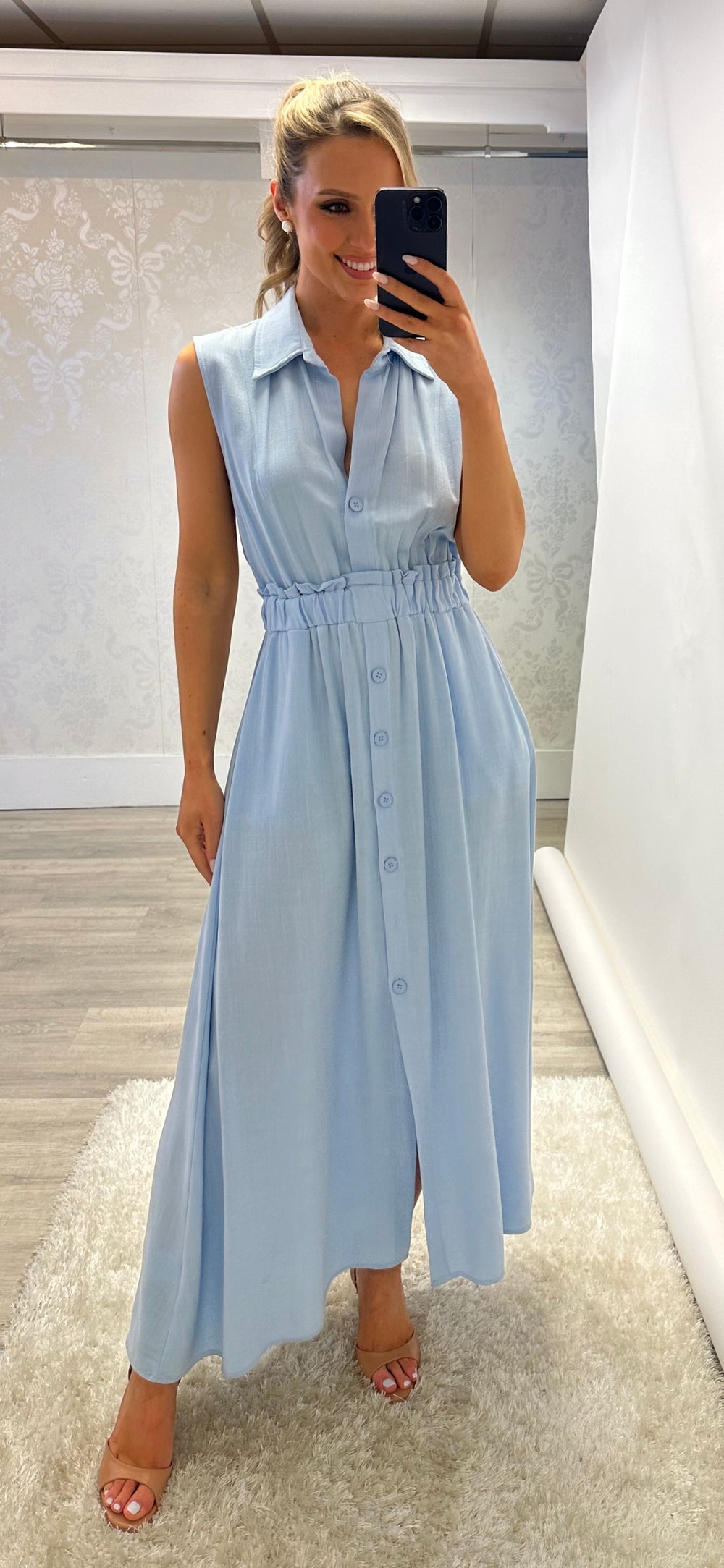 Powder Midi Dress
