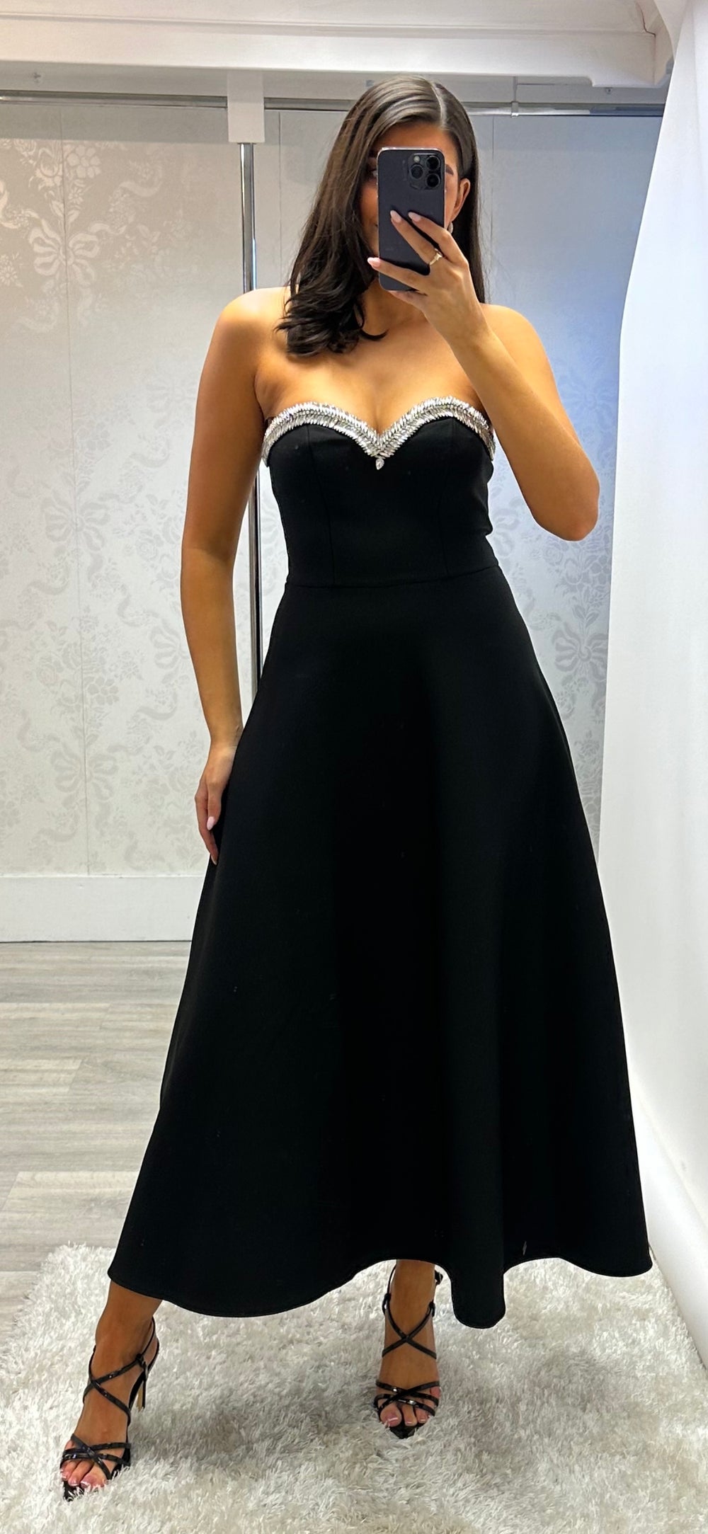 Black Bandage Midi