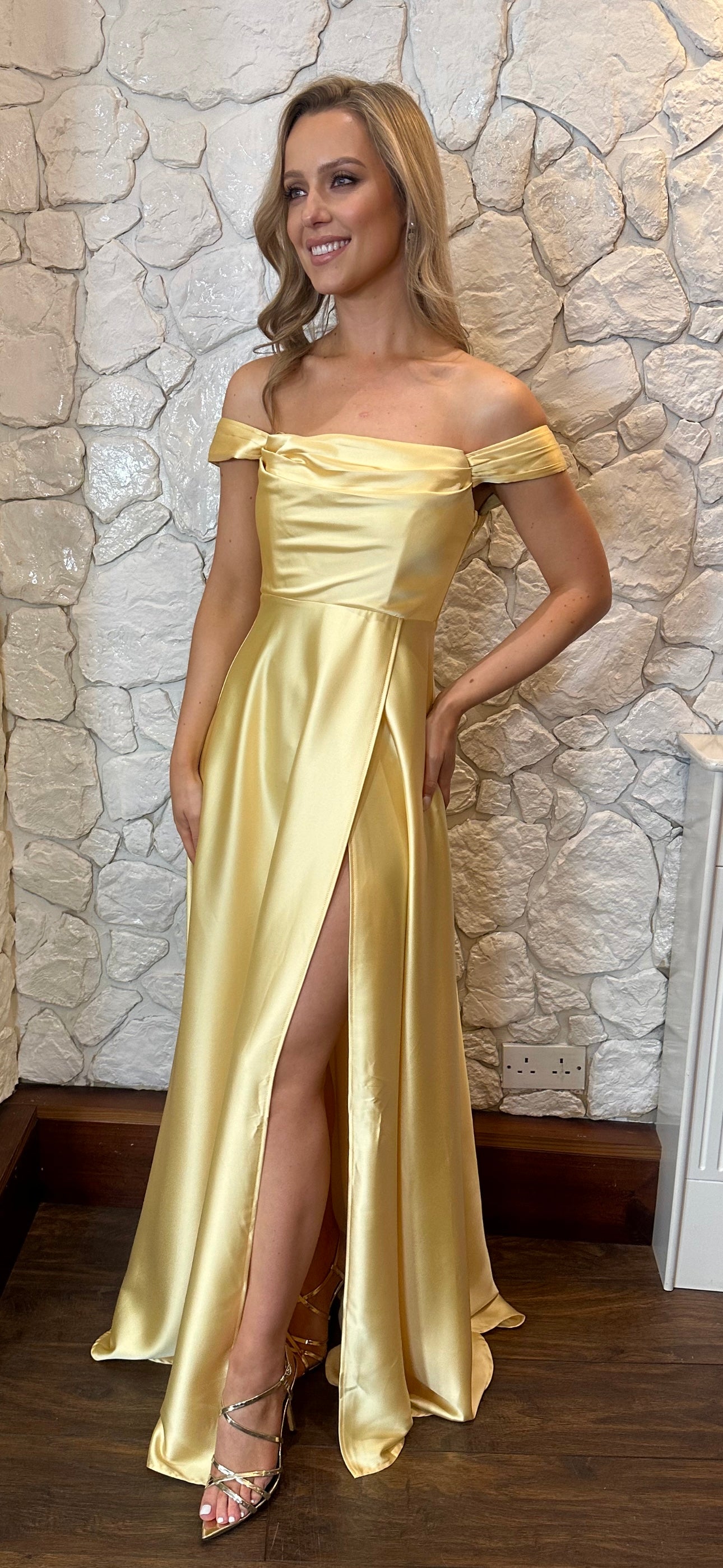Lemon Bardot Maxi