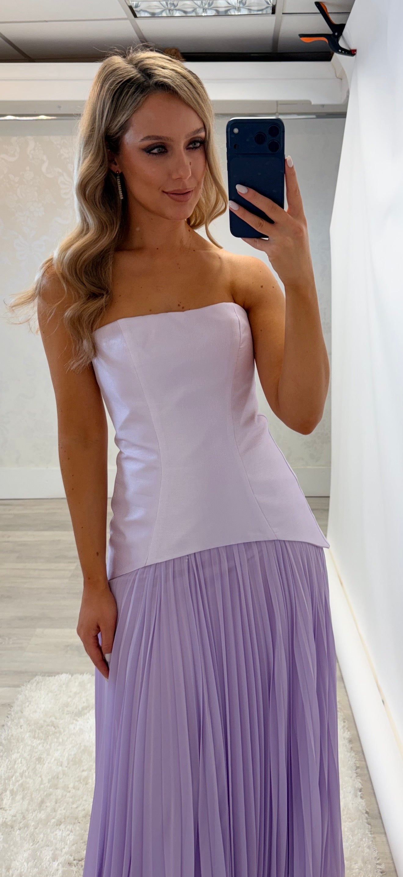 Lilac Pleat Maxi