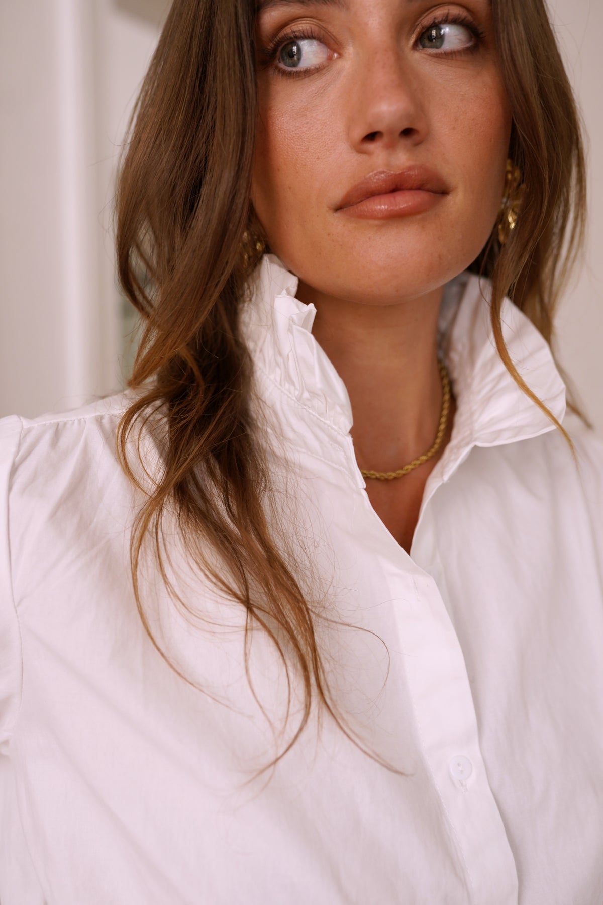 White Collar Shirt